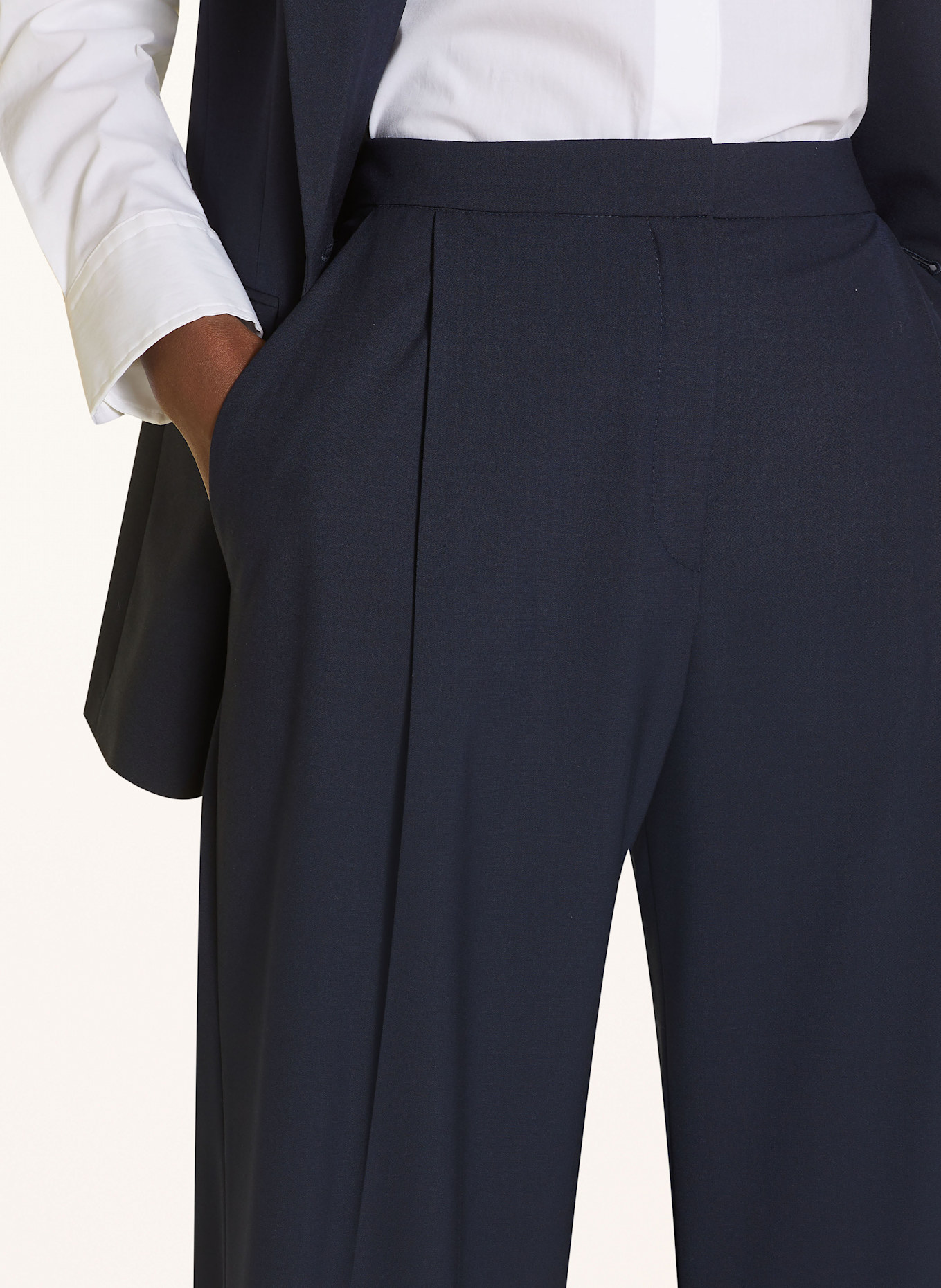 HUGO Pantalon marinière HEMMES: BLEU FONCÉ
