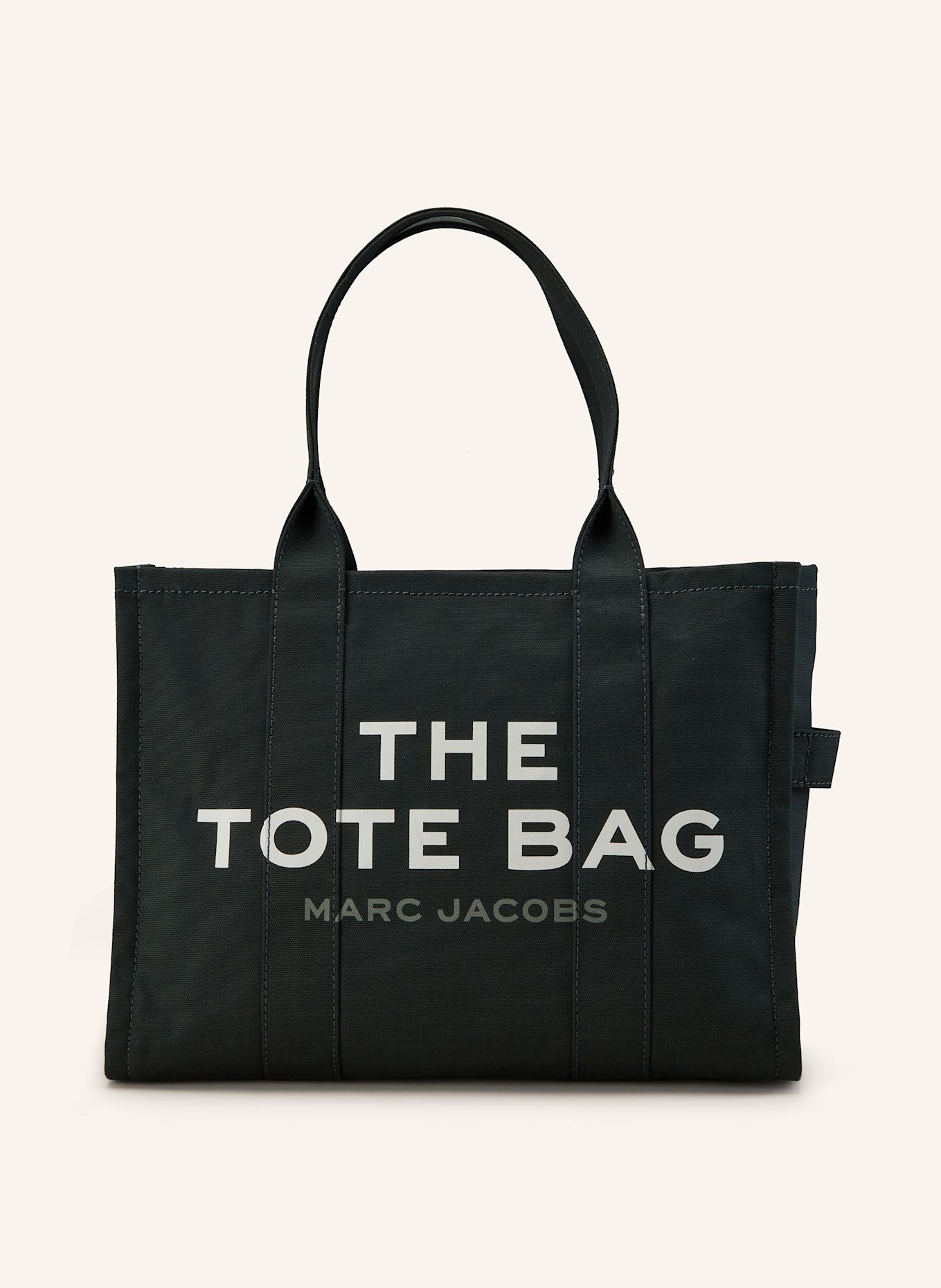 MARC JACOBS Shopper THE LARGE TOTE BAG, Farbe: PETROL/ WEISS (Bild 1)