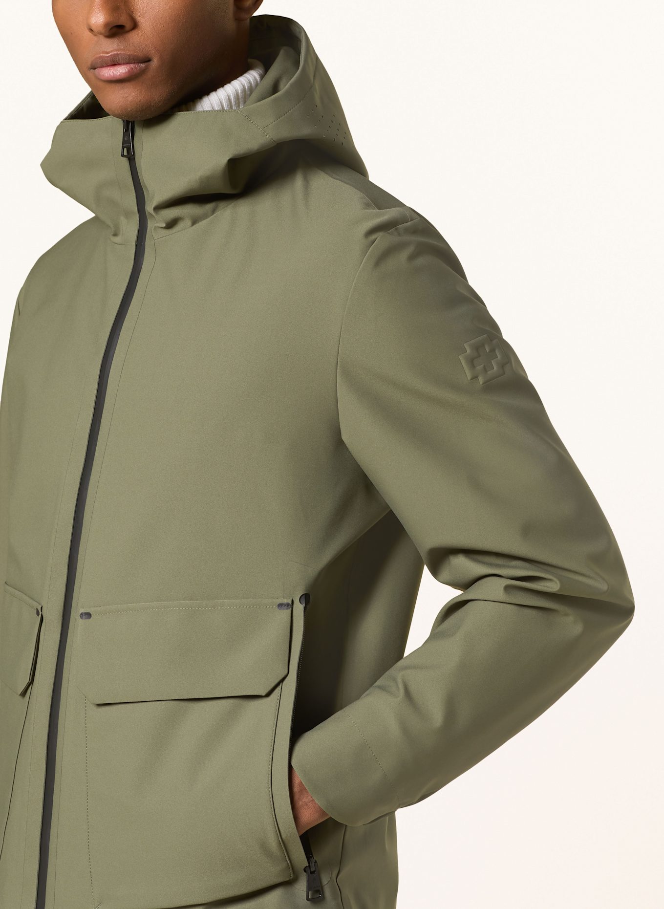 STRELLSON Windbreaker FIELDJKT: DUNKELGRÜN