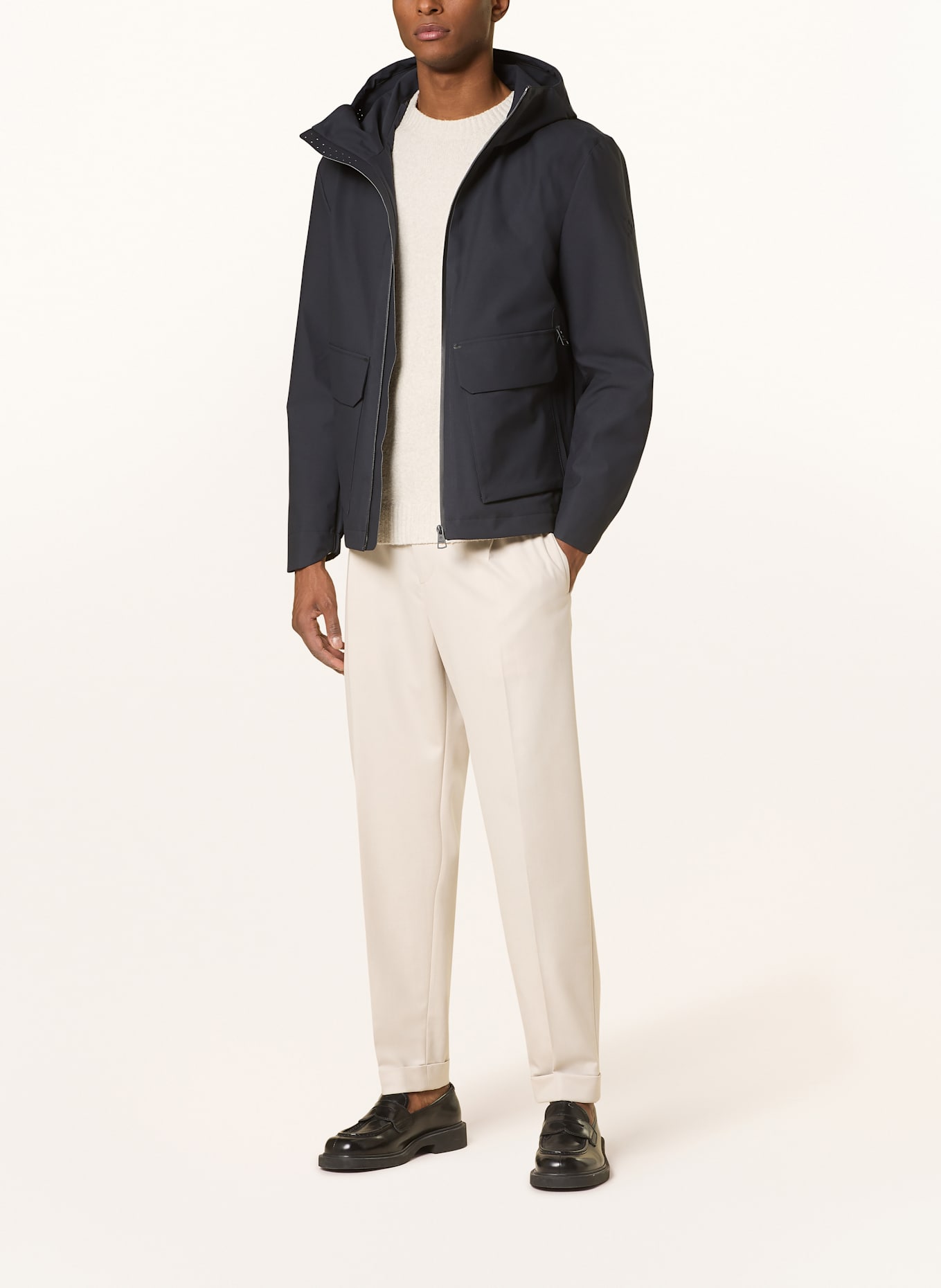 STRELLSON Windbreaker FIELDJKT: DUNKELBLAU