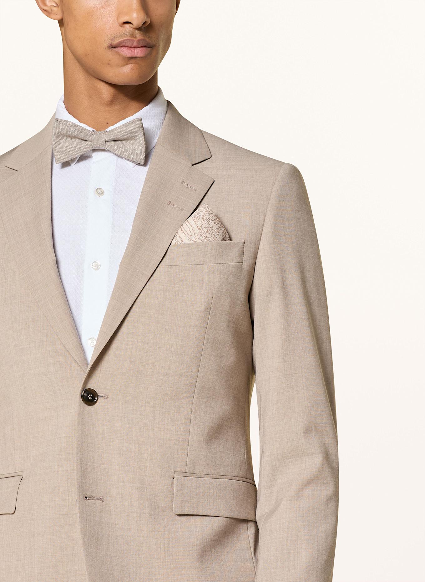 STRELLSON Set: Silk bow tie and pocket square, Color: BEIGE (Image 6)