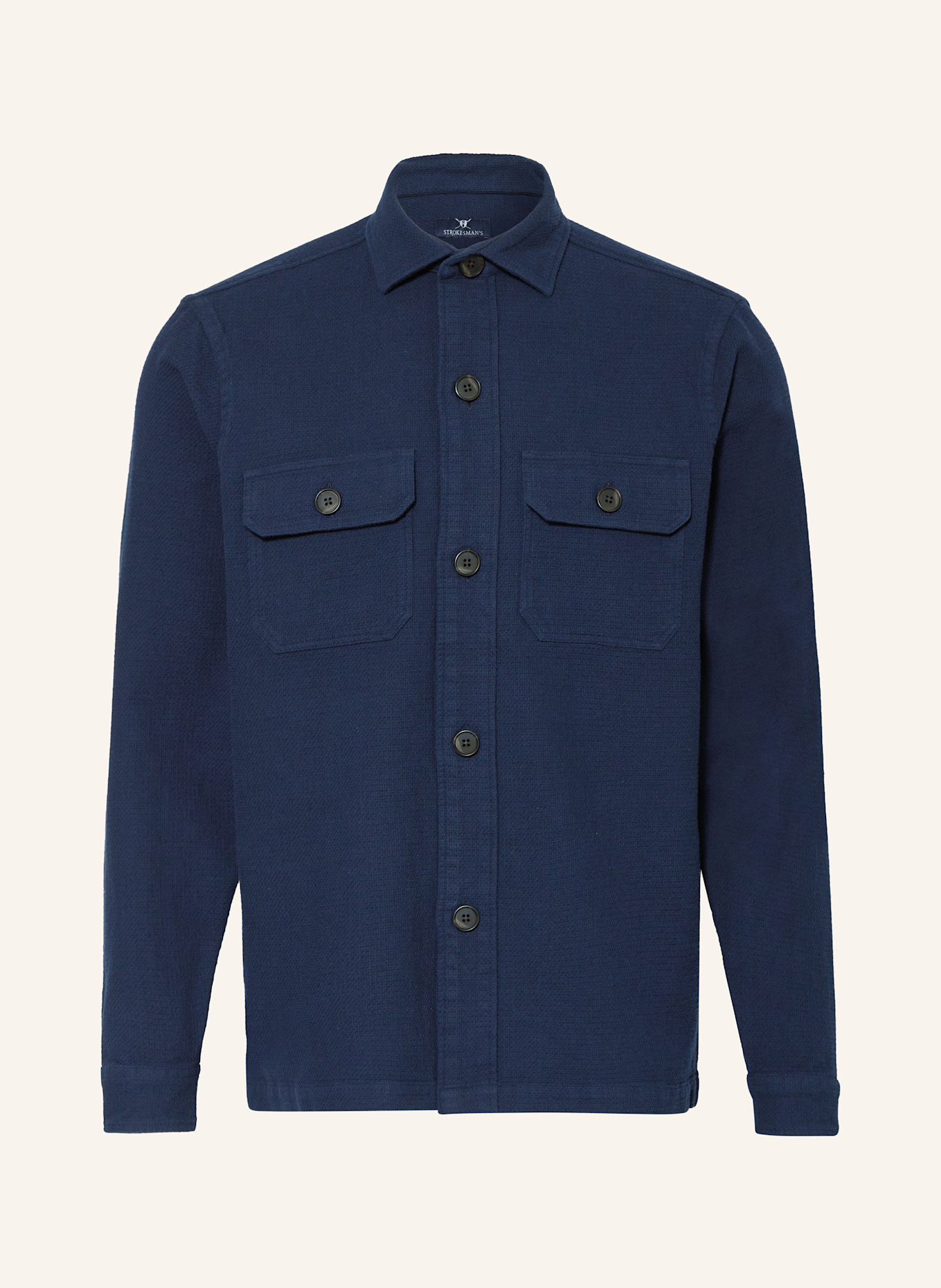STROKESMAN'S Overshirt: DUNKELBLAU