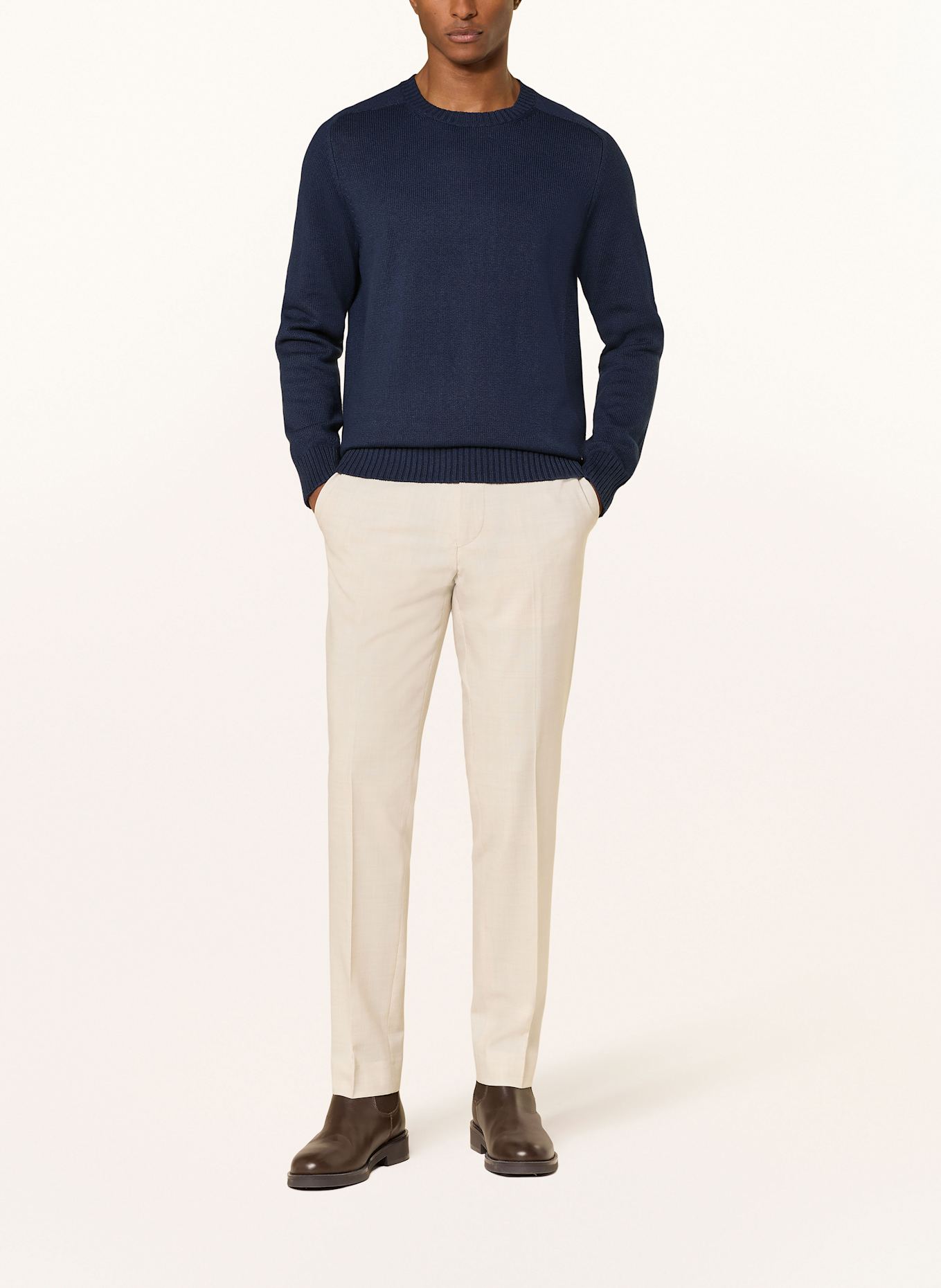 STROKESMAN'S Sweter: GRANATOWY