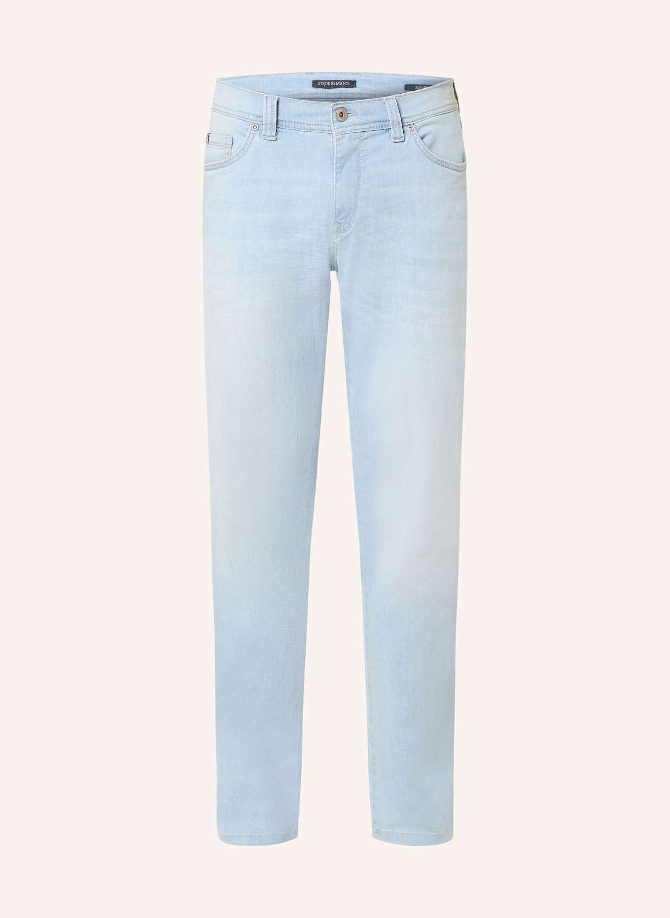 STROKESMAN'S Jeans Slim Fit: 4898 Bleached