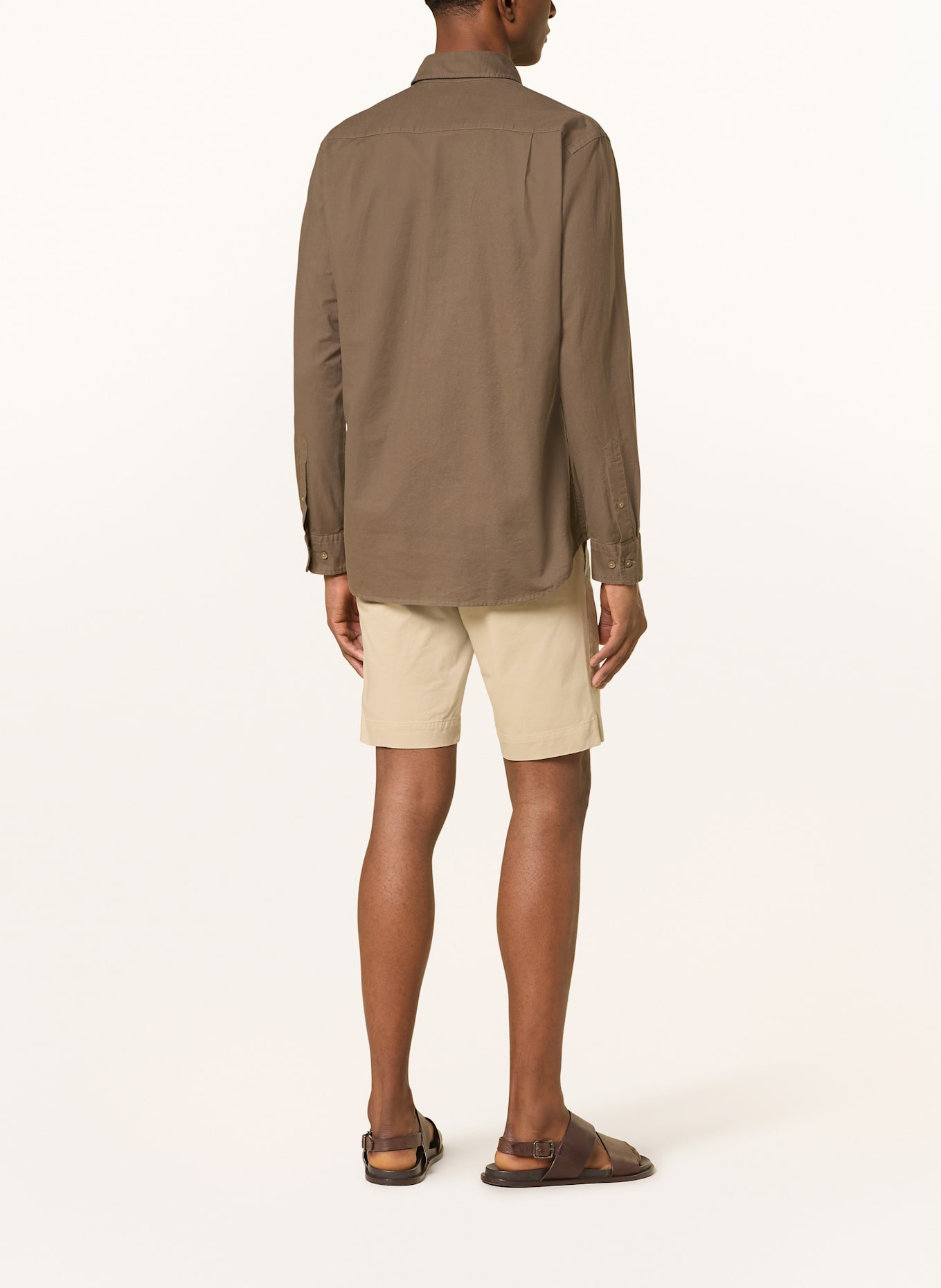 STROKESMAN'S Hemd Regular Fit: OLIV