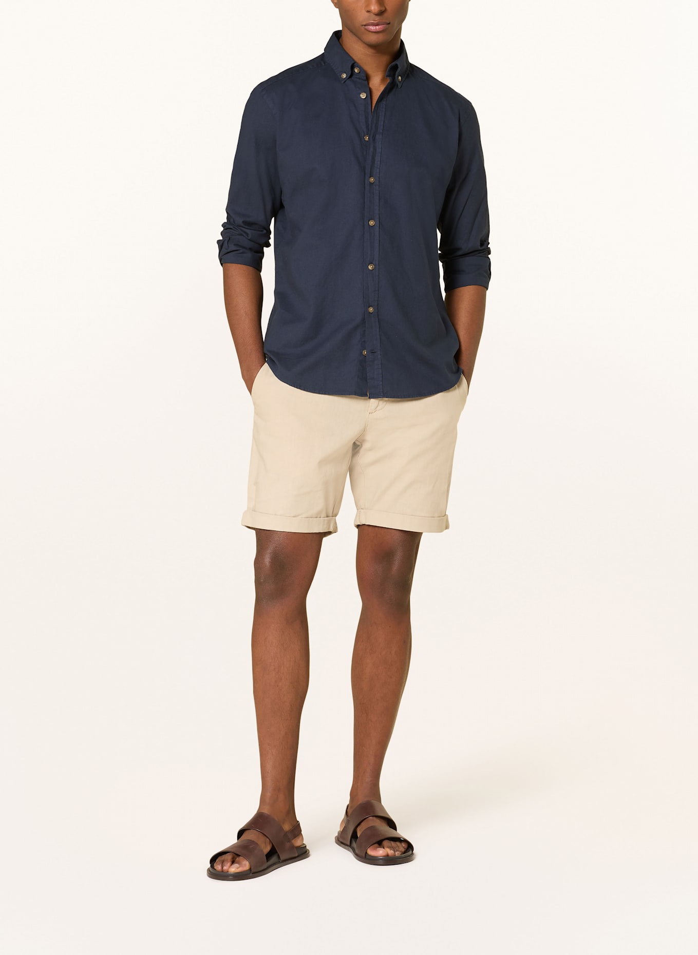 STROKESMAN'S Hemd Regular Fit: DUNKELBLAU