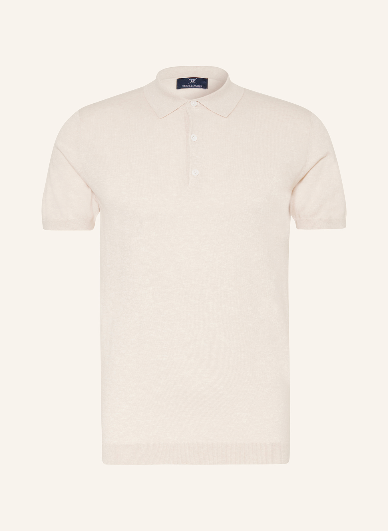 STROKESMAN'S Trangoworld men polo Manica Corta Ercol: BEIGE