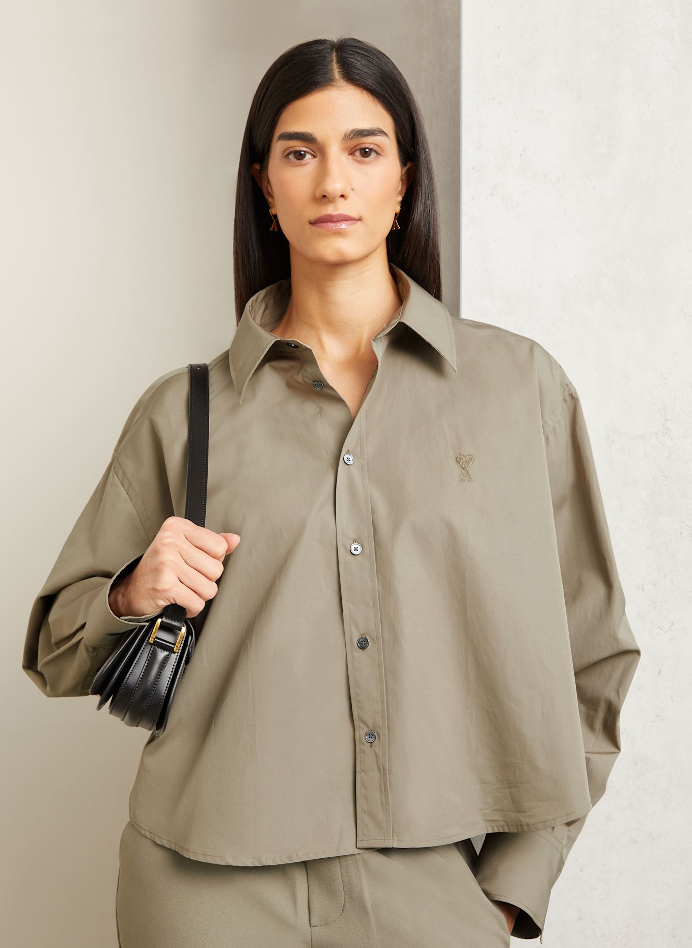 AMI PARIS Koszula: SZARY