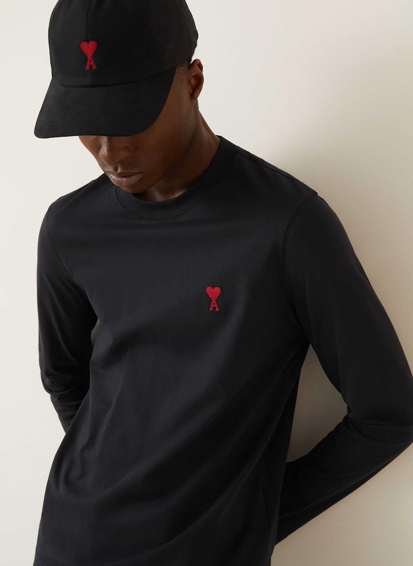 AMI PARIS ALYX 9SM logo circle print T-shirt: BLACK
