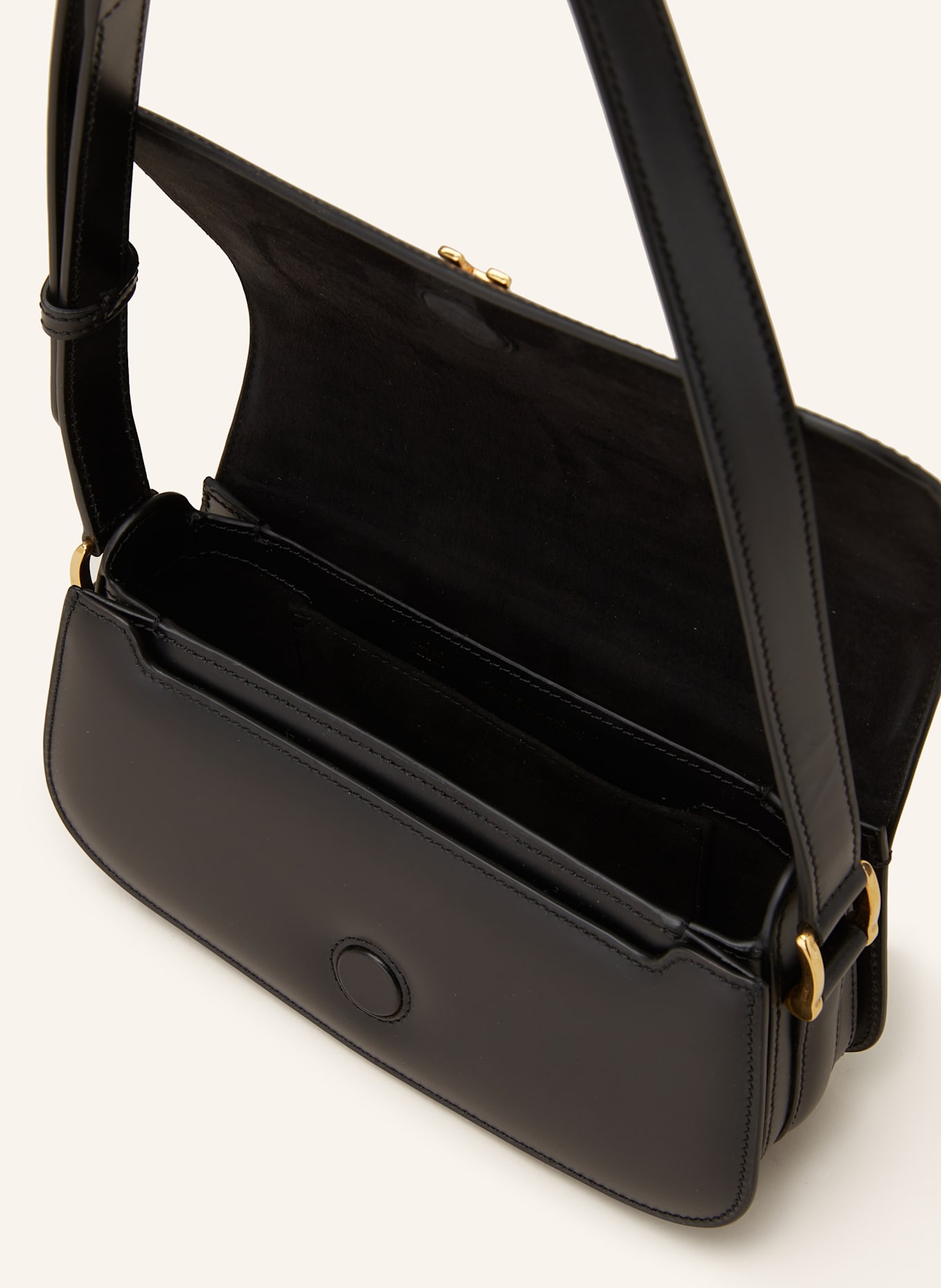 AMI PARIS Schultertasche PARIS PARIS: SCHWARZ