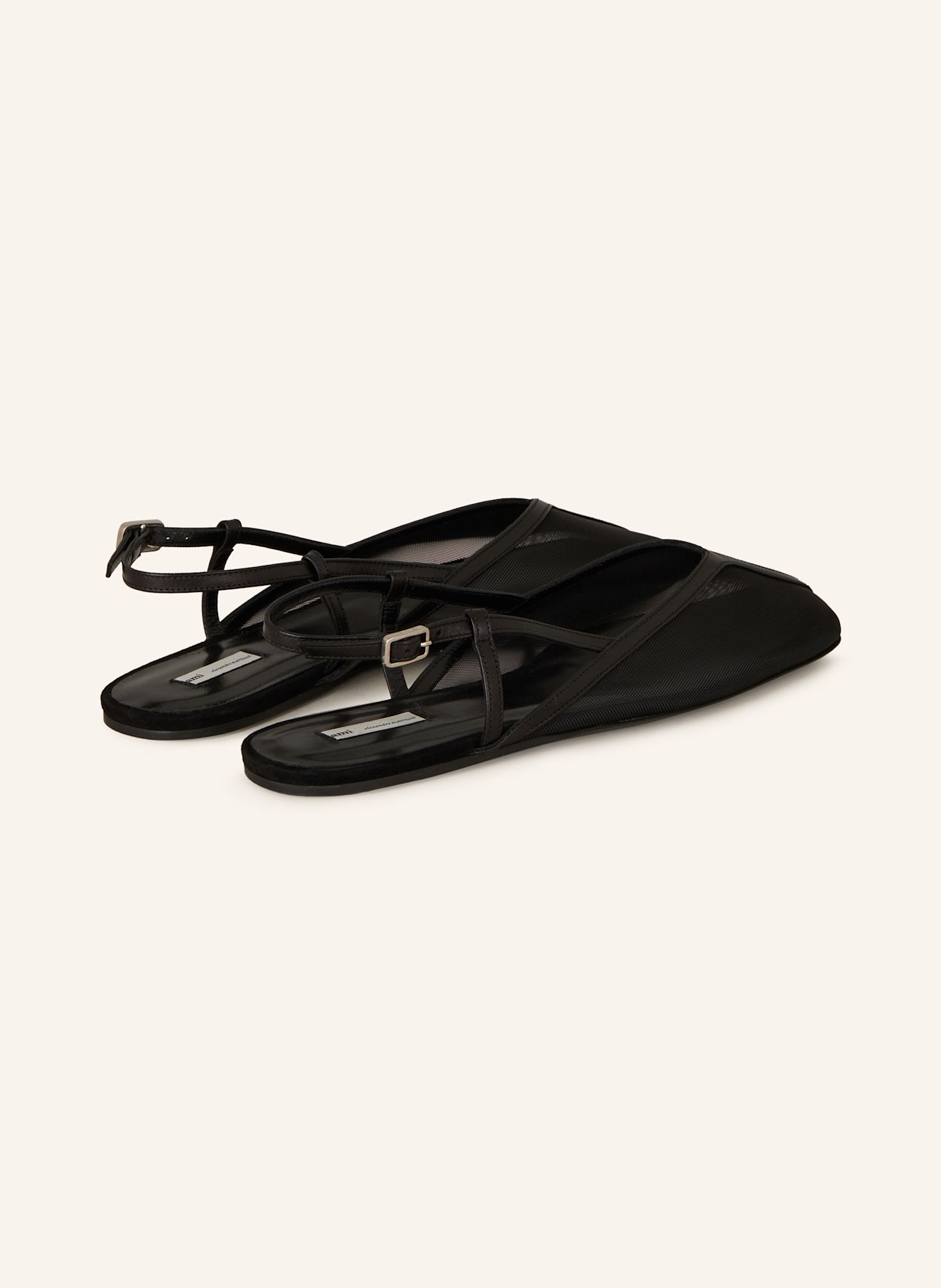 AMI PARIS Slingballerinas: SCHWARZ