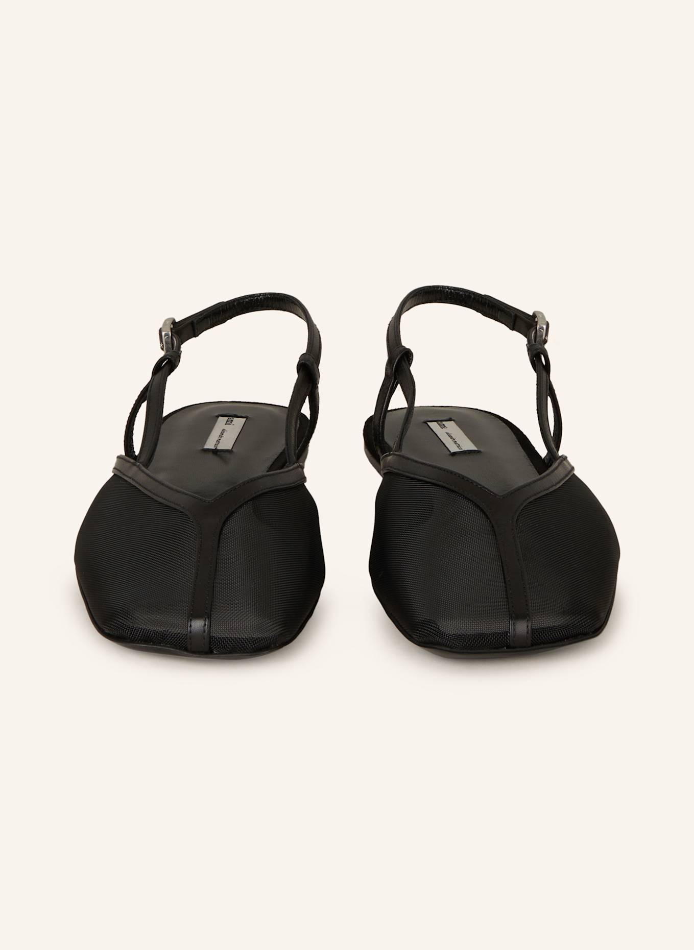 AMI PARIS Slingballerinas: SCHWARZ