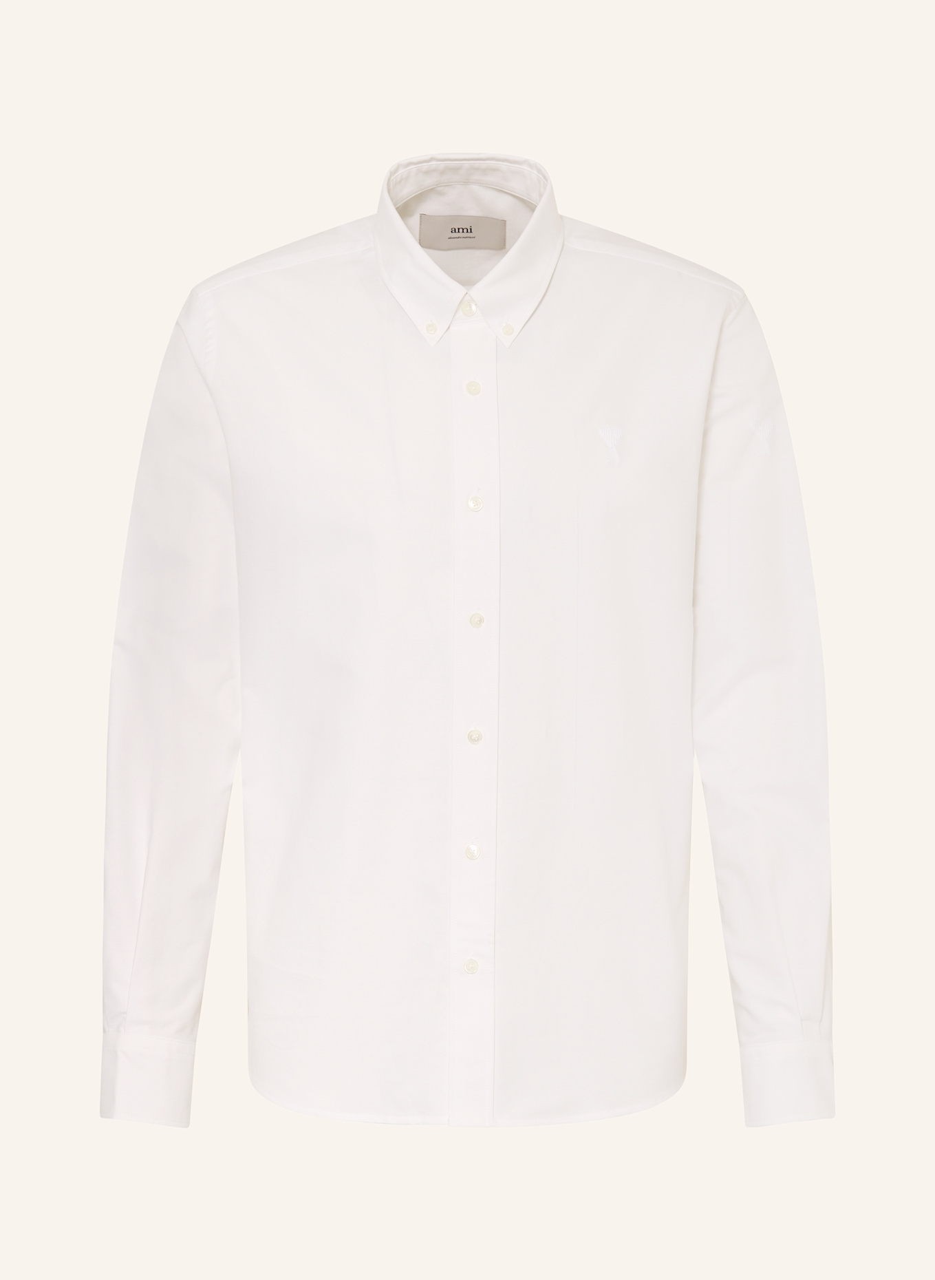 AMI PARIS Oxford shirt extra slim fit: WHITE