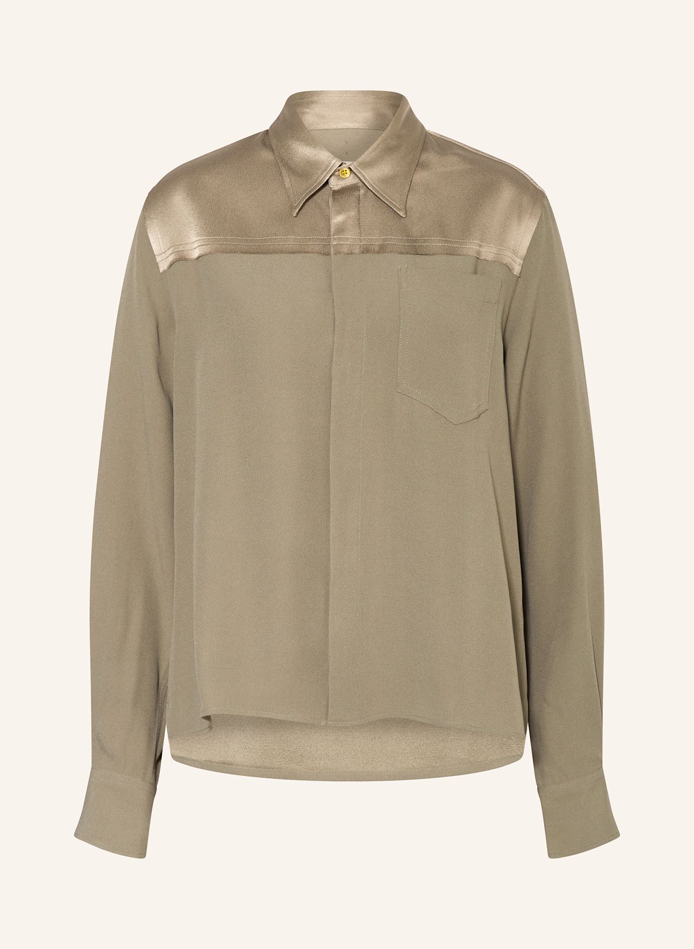 AMI PARIS Koszula: CIEMNOBRĄZOWY