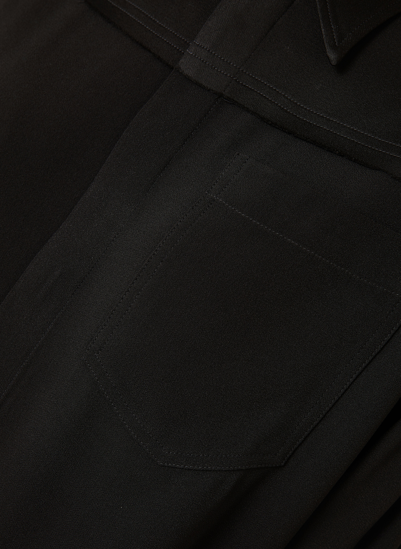 AMI PARIS Hemdbluse: SCHWARZ