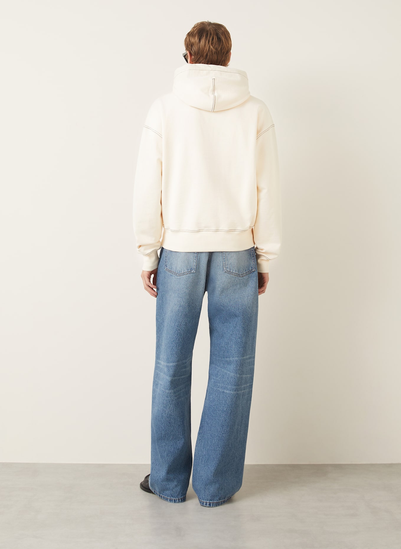 AMI PARIS Hoodie, Farbe: CREME (Bild 3)
