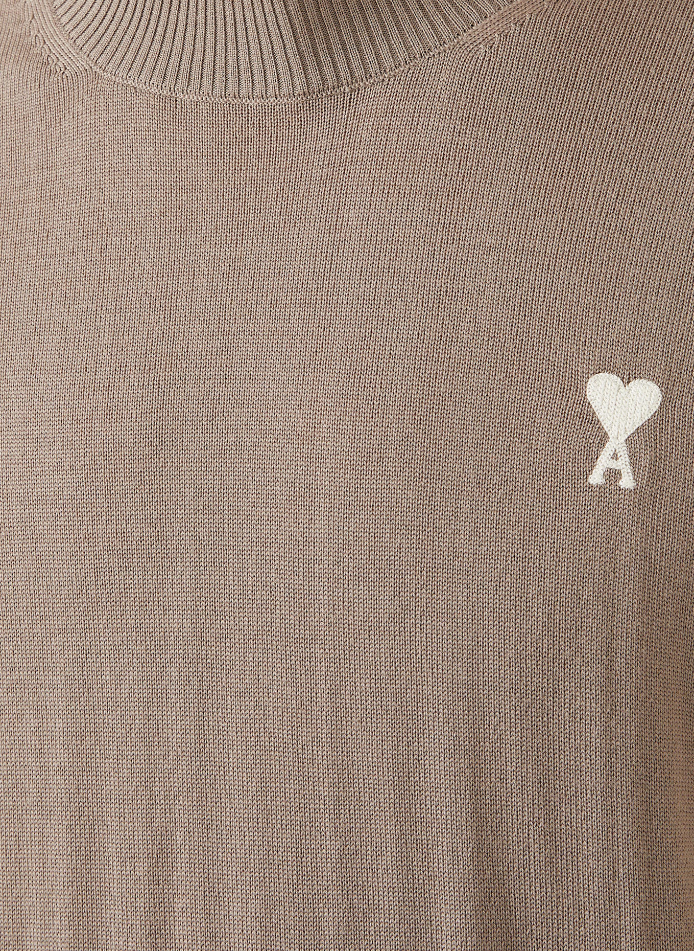 AMI PARIS Pullover aus Merinowolle, Farbe: BEIGE (Bild 6)