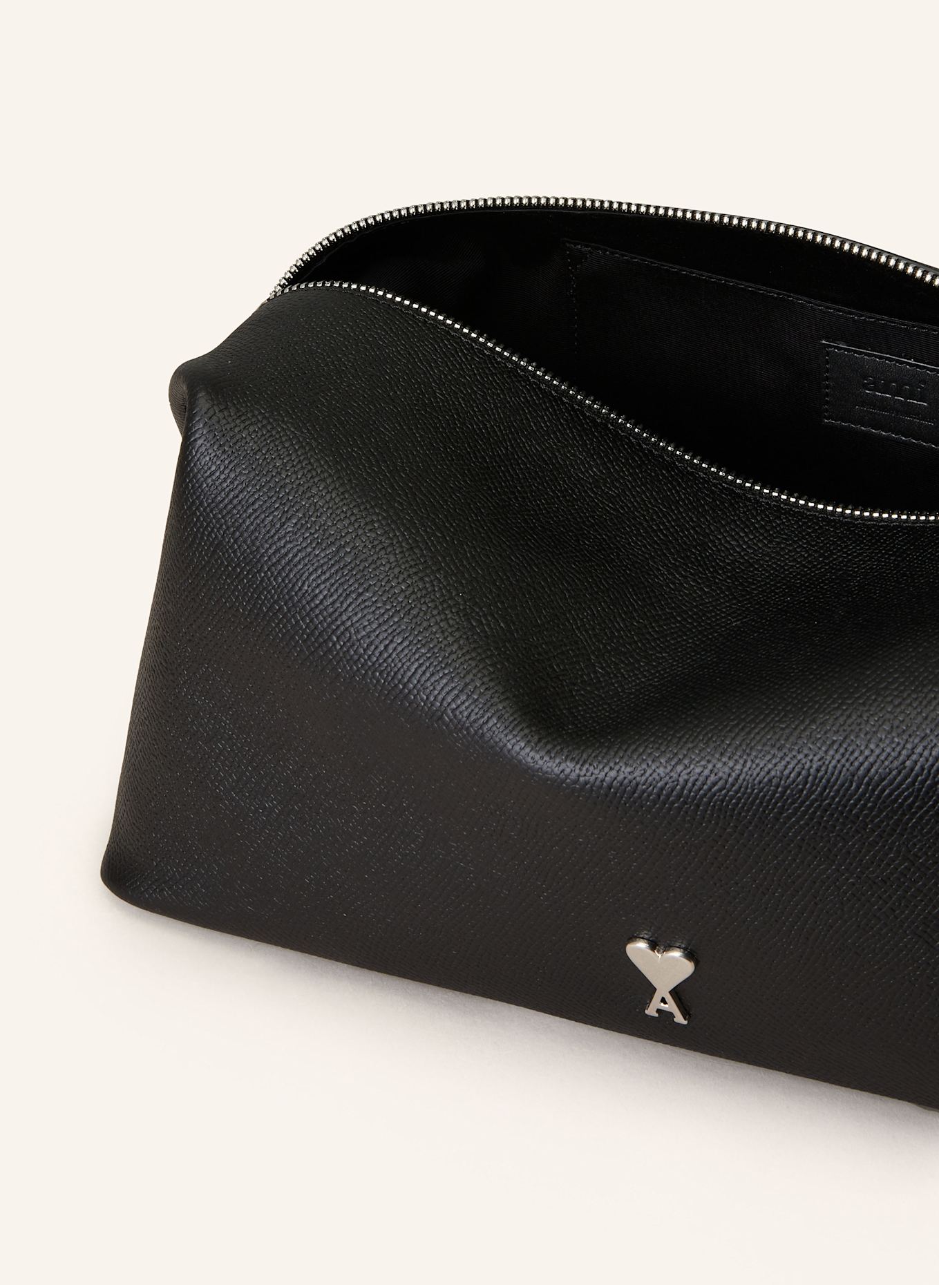 AMI PARIS Kosmetiktasche PARIS PARIS: SCHWARZ