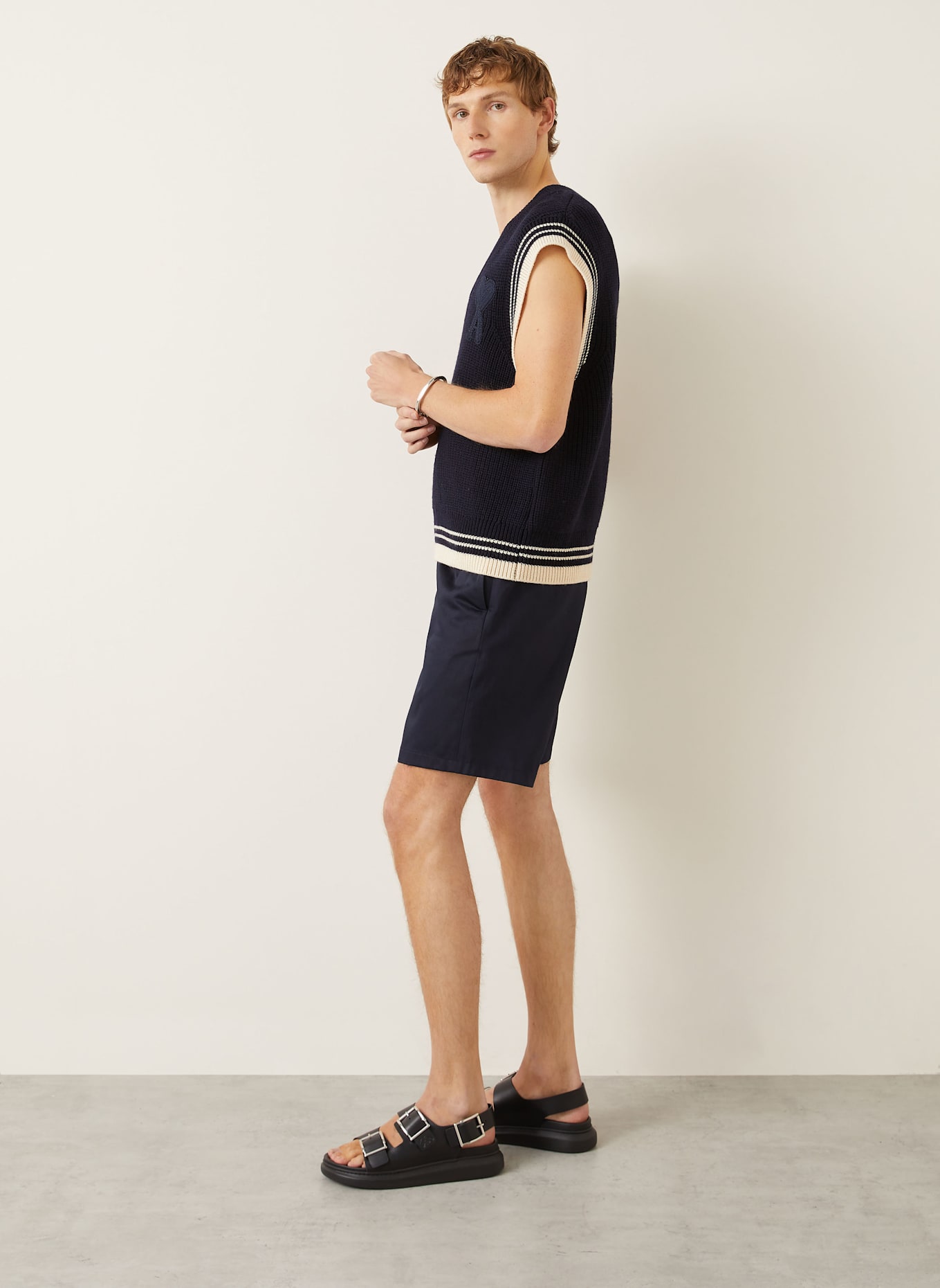 AMI PARIS Shorts: DUNKELBLAU