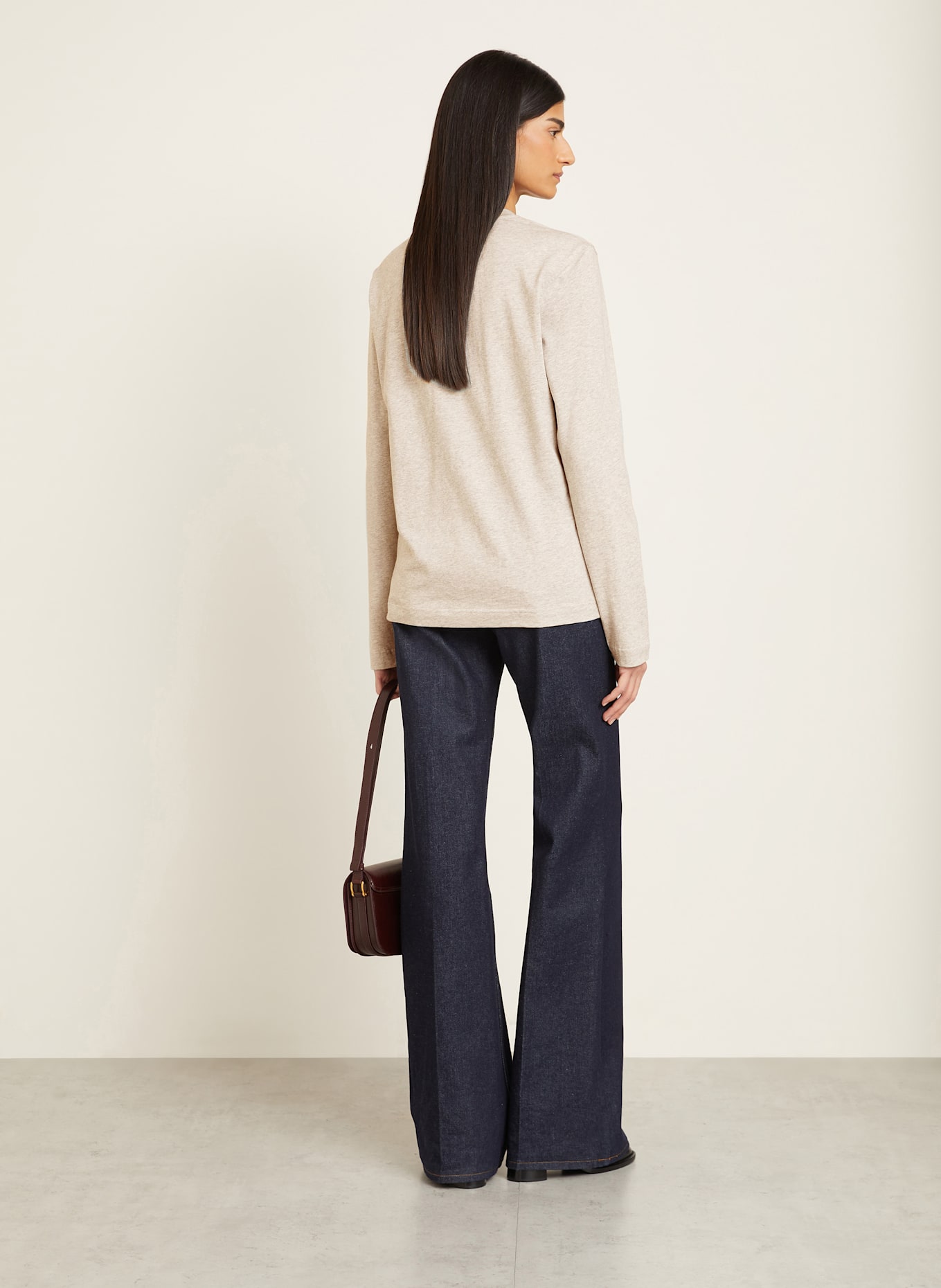 AMI PARIS Long sleeve shirt: LIGHT GRAY