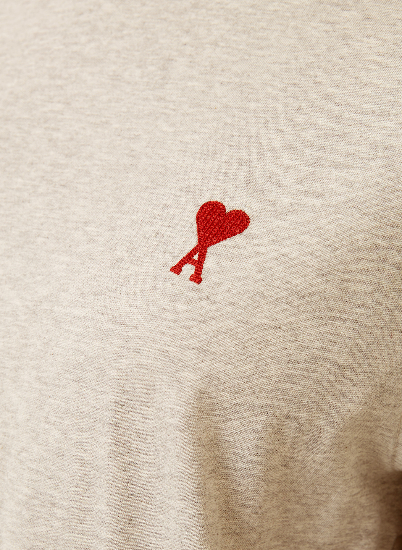 AMI PARIS Long sleeve shirt: LIGHT GRAY