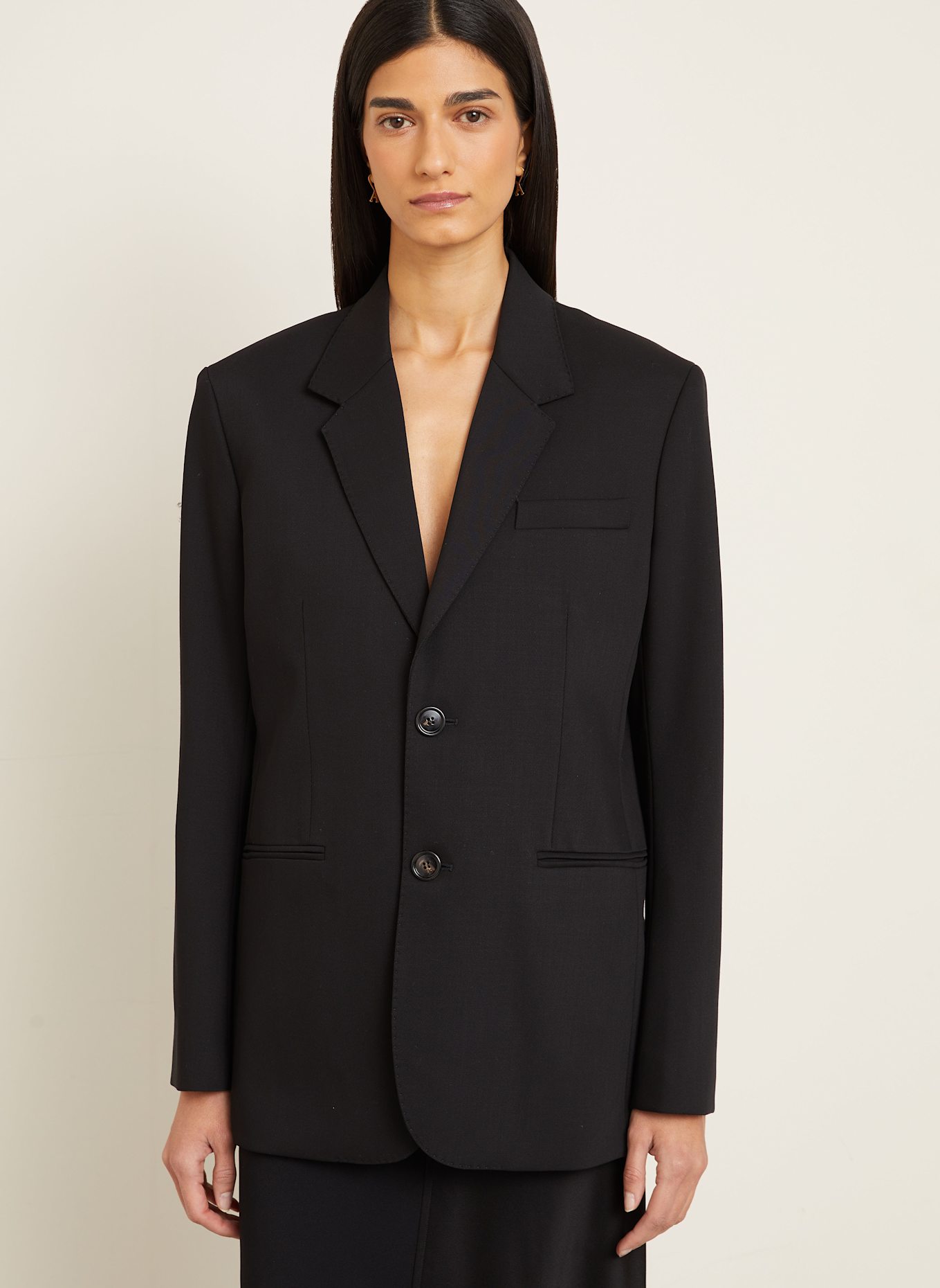 AMI PARIS Blazer: BLACK