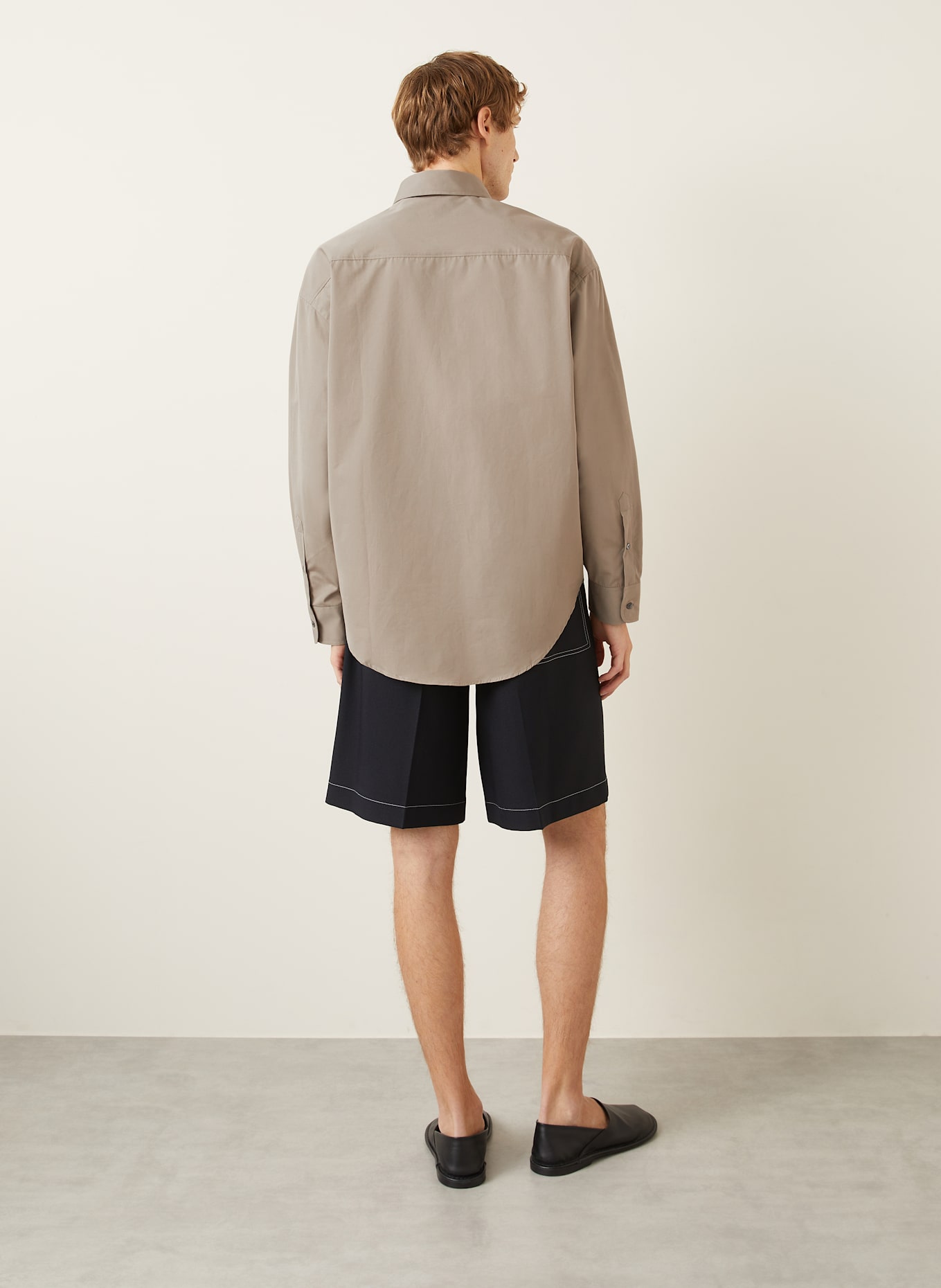 AMI PARIS Hemd Comfort Fit: TAUPE