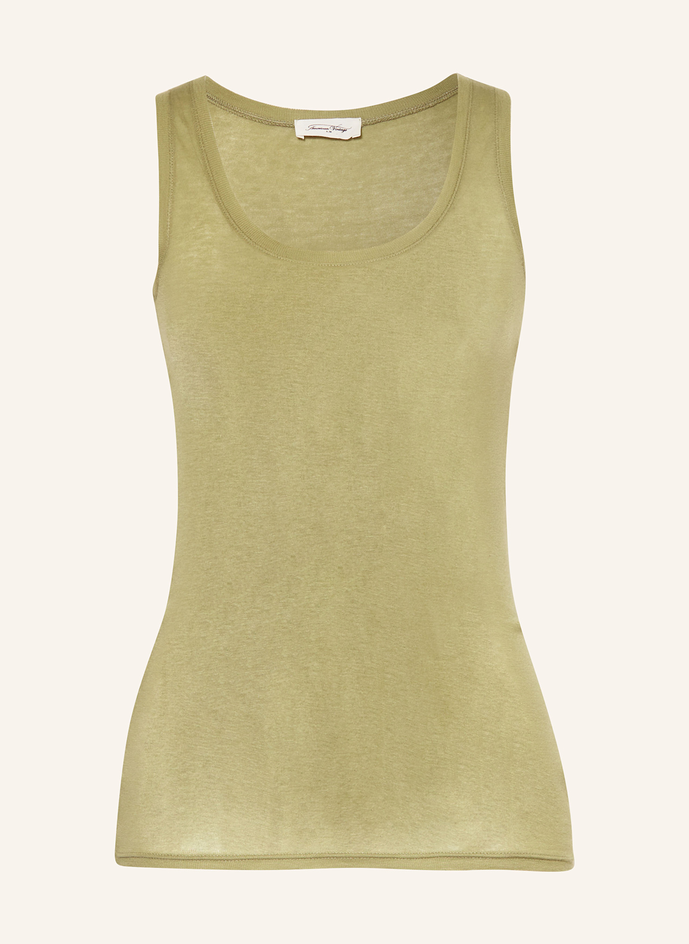 American Vintage Tanktop: HELLGRÜN
