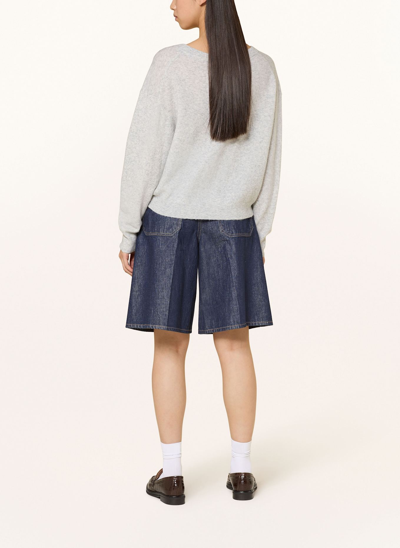 American Vintage Pullover RAXOW: HELLGRAU