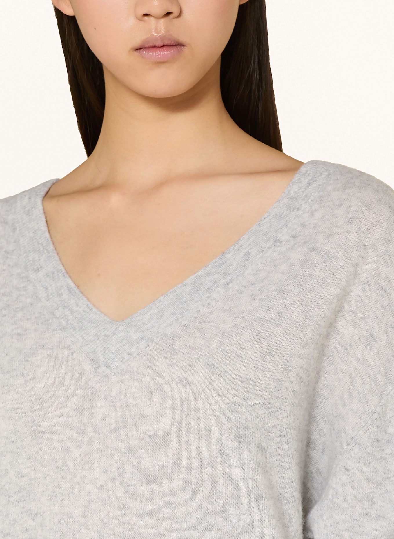 American Vintage Pullover RAXOW: HELLGRAU