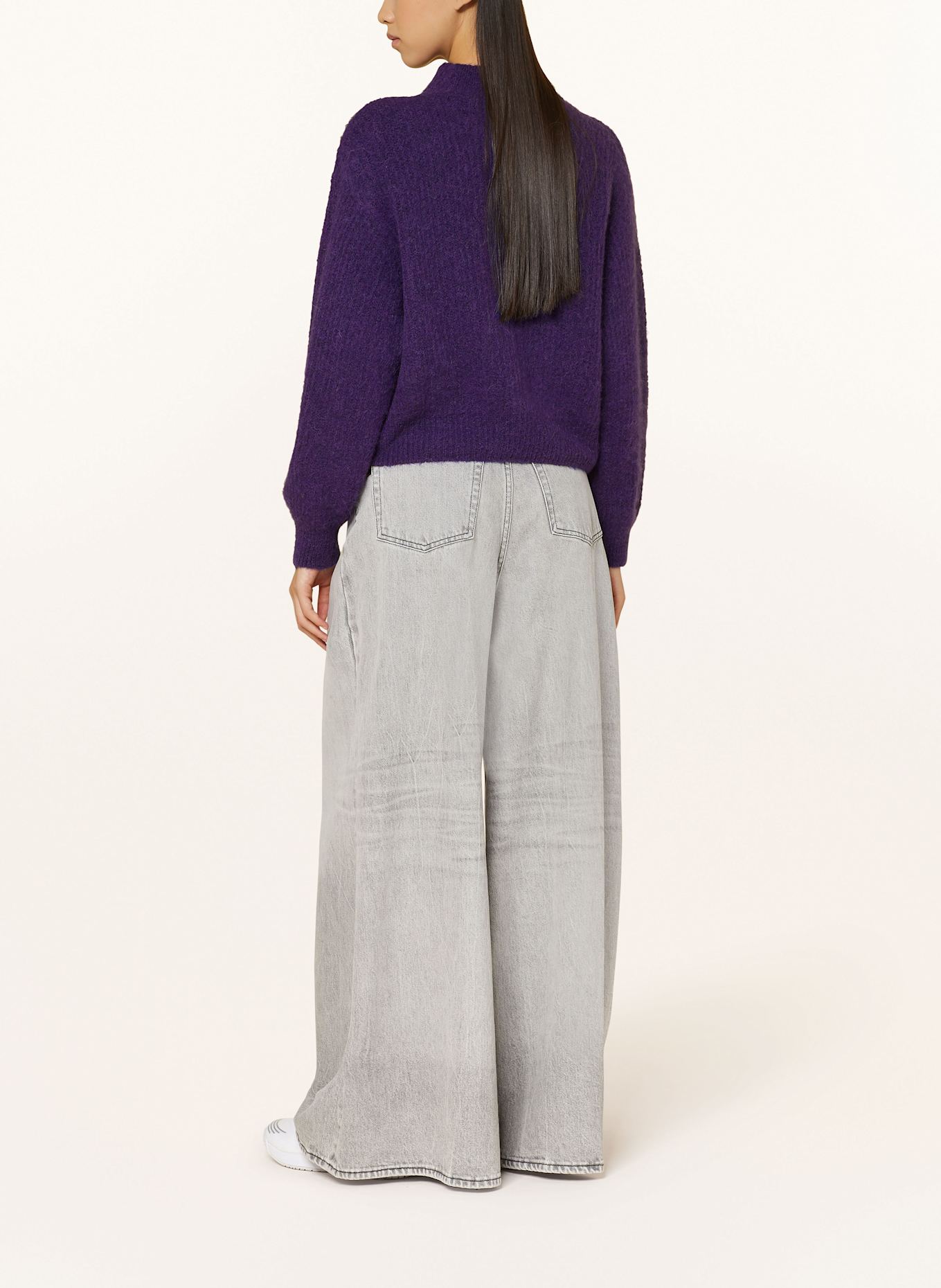 American Vintage Pullover mit Alpaka: LILA