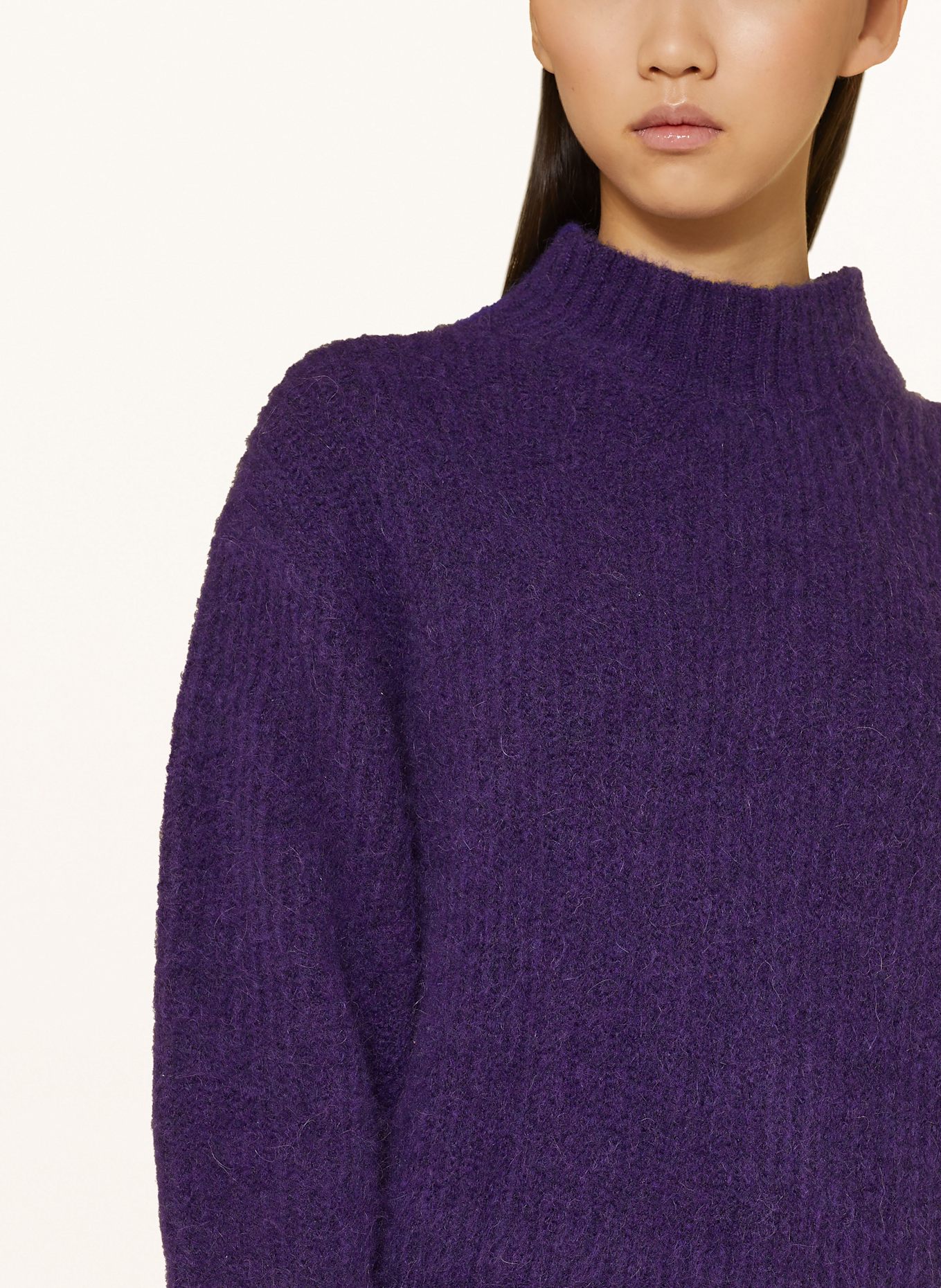 American Vintage Pullover mit Alpaka: LILA