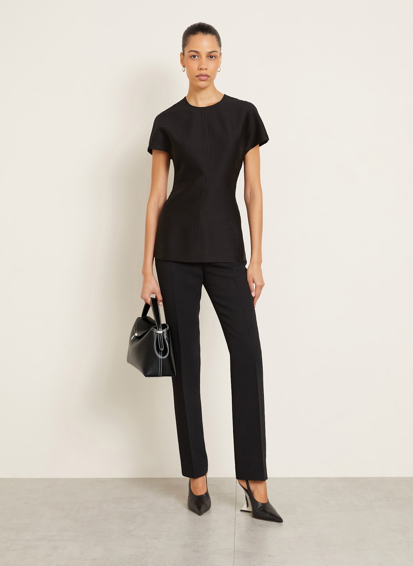 TOTEME T-shirt: CZARNY