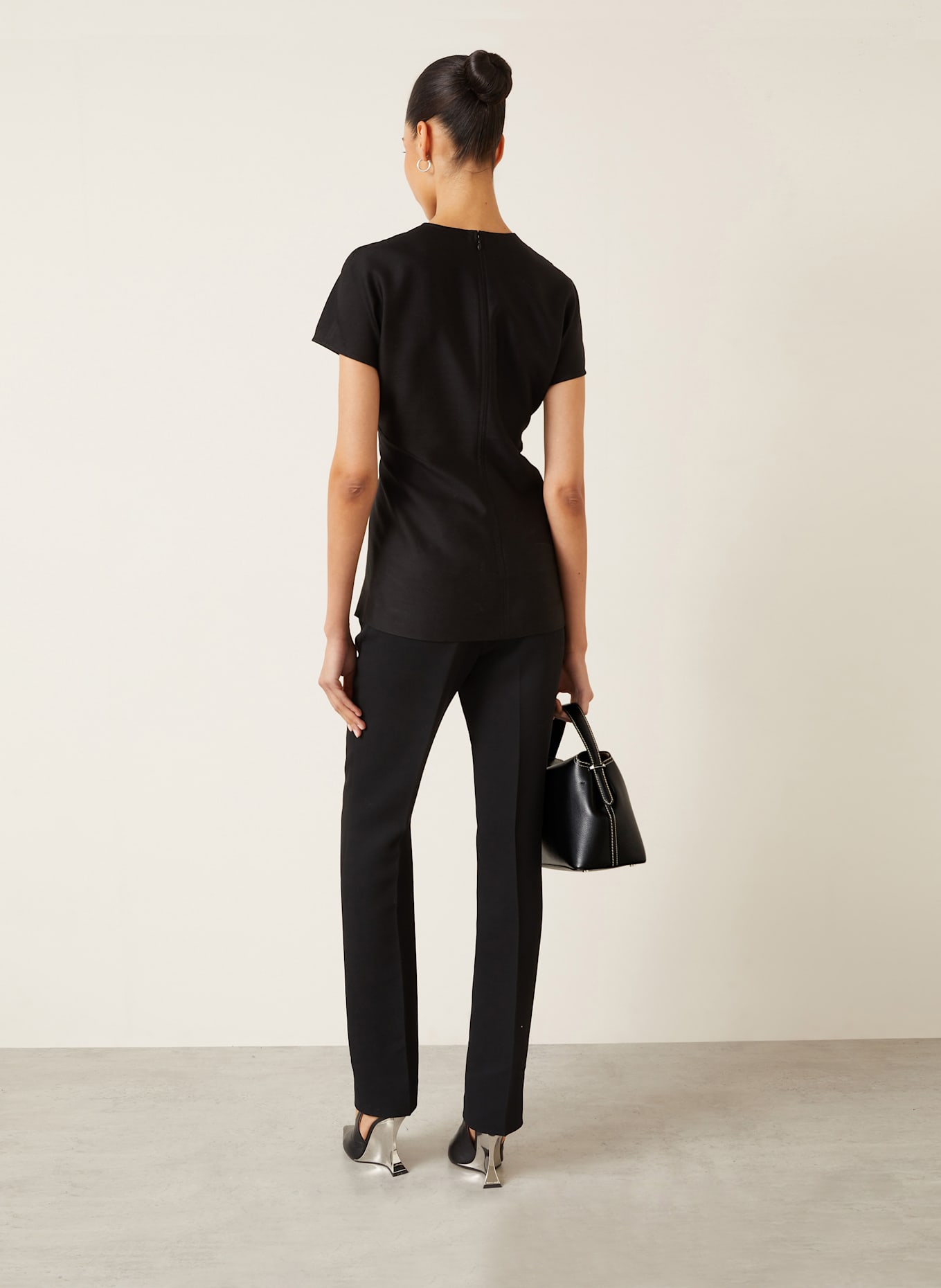 TOTEME T-shirt: CZARNY