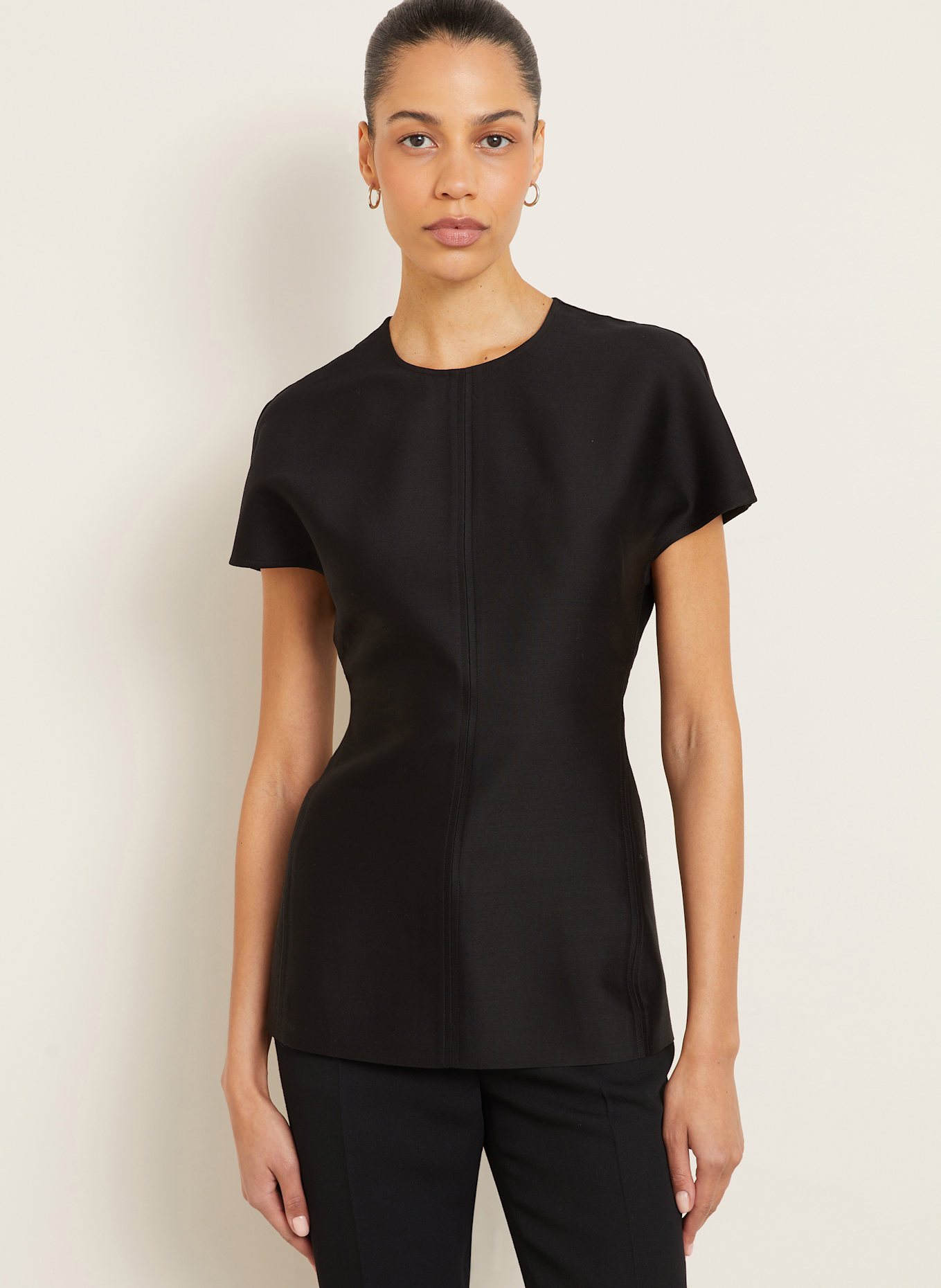 TOTEME T-shirt: CZARNY