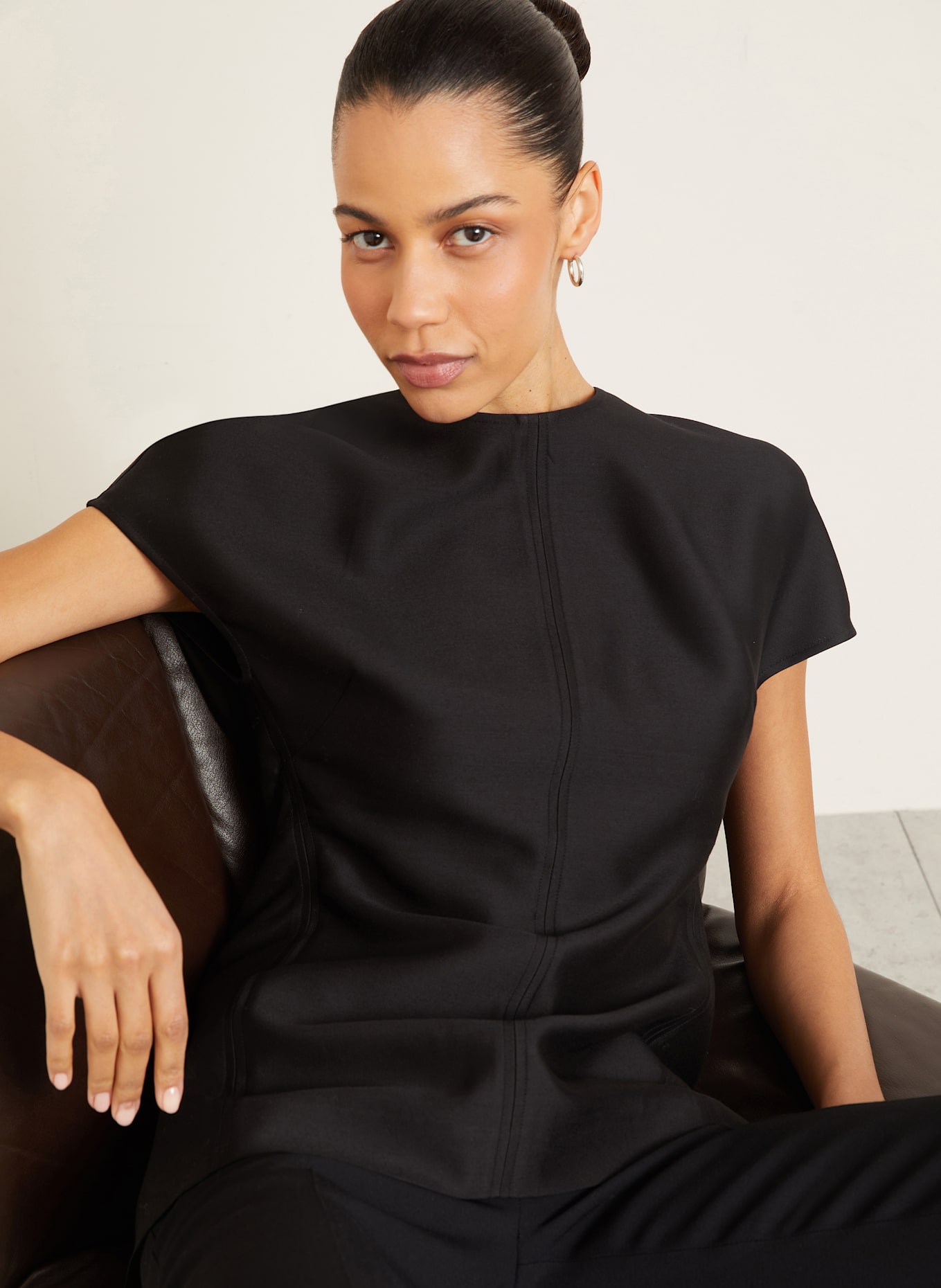 TOTEME T-shirt: CZARNY