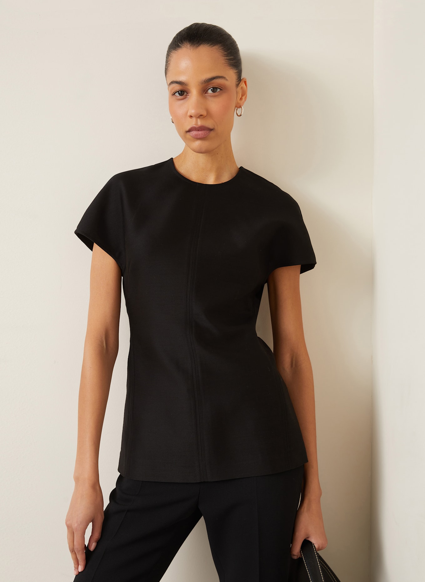 TOTEME T-shirt: CZARNY