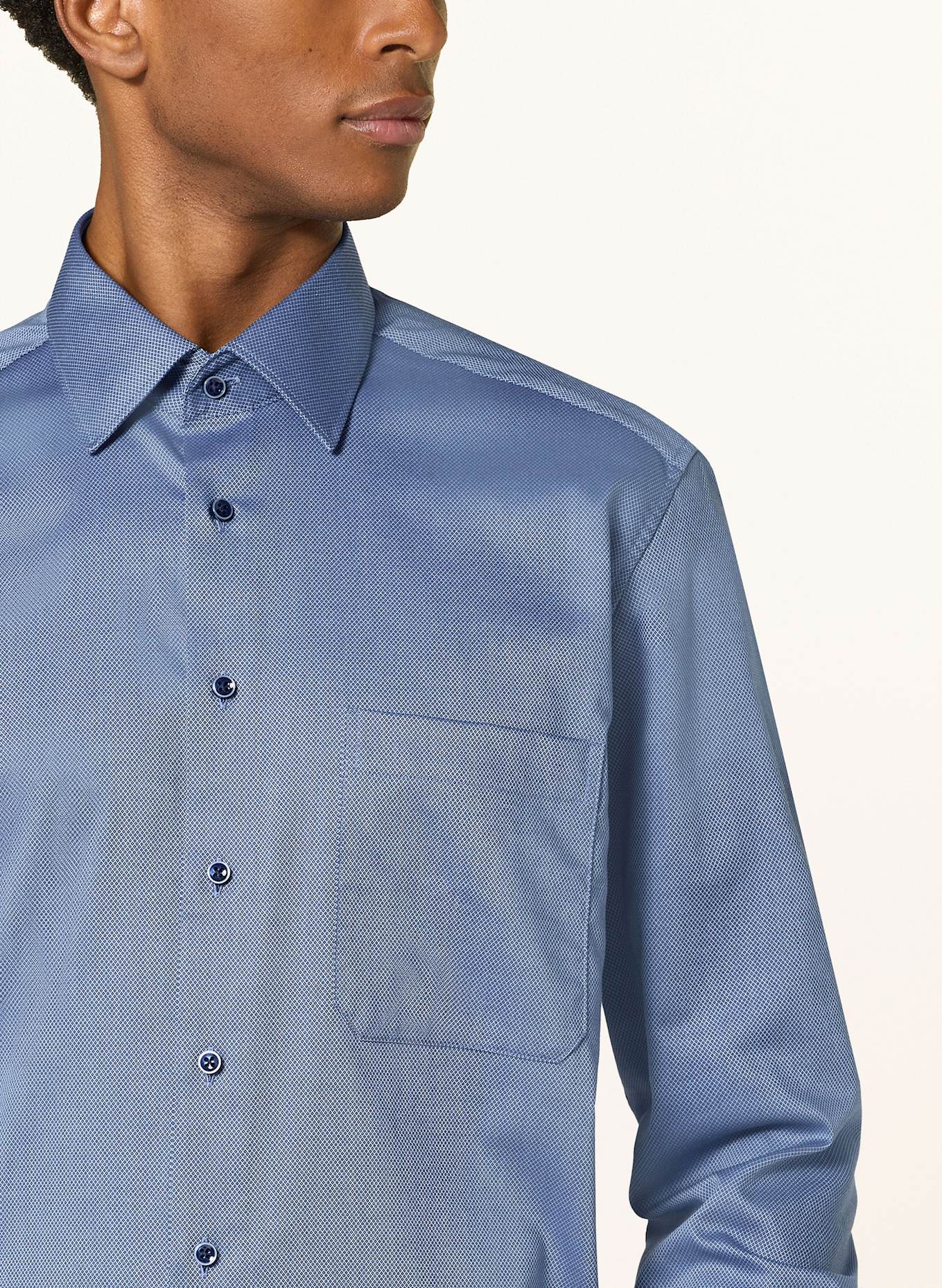 ETERNA Shirt comfort fit: DARK BLUE