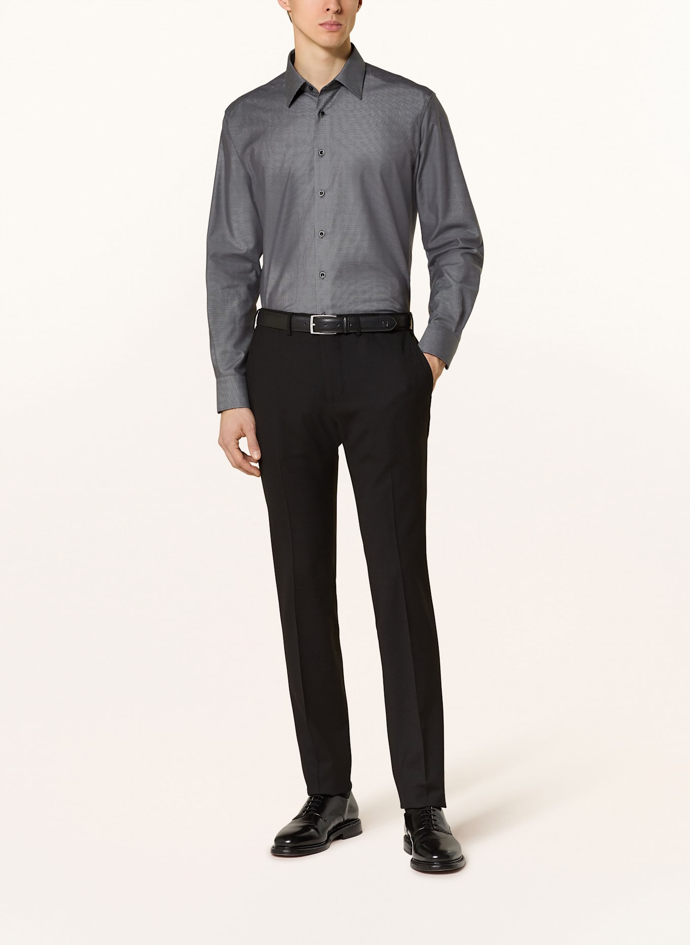 ETERNA Shirt modern fit: BLACK