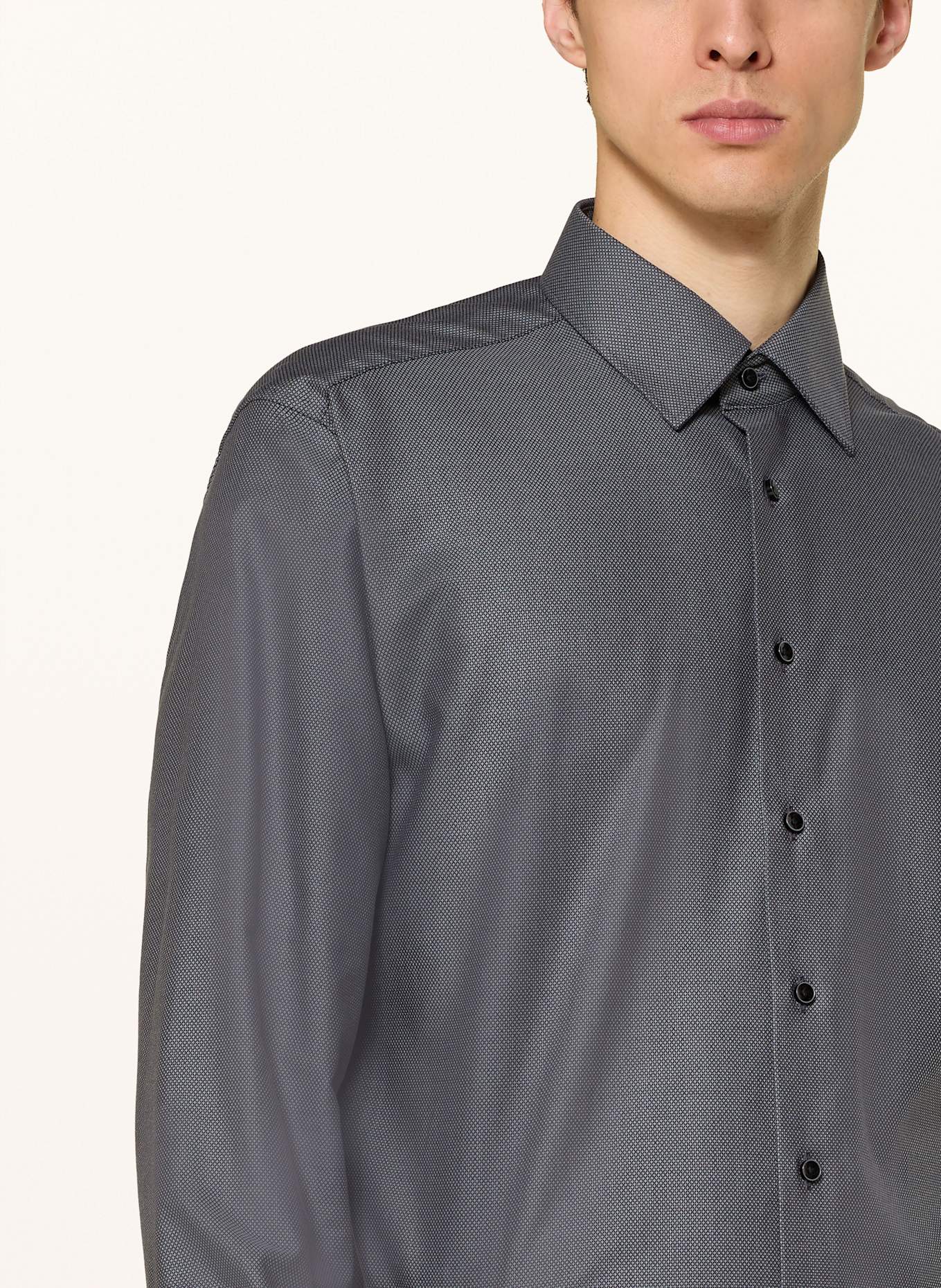 ETERNA Shirt modern fit: BLACK