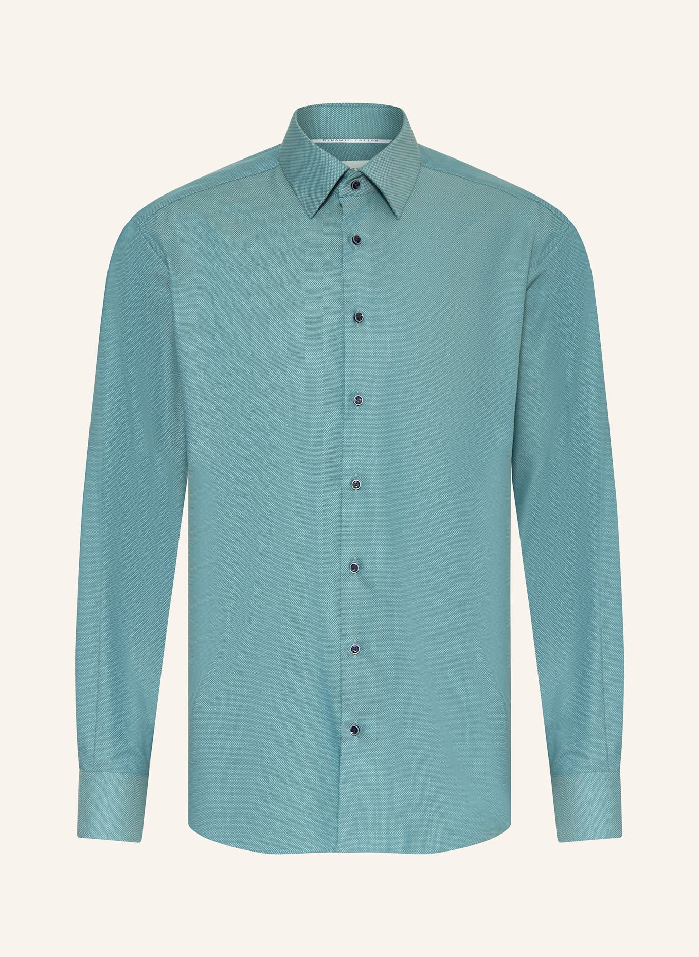 ETERNA Shirt modern fit: DARK GREEN/ TEAL