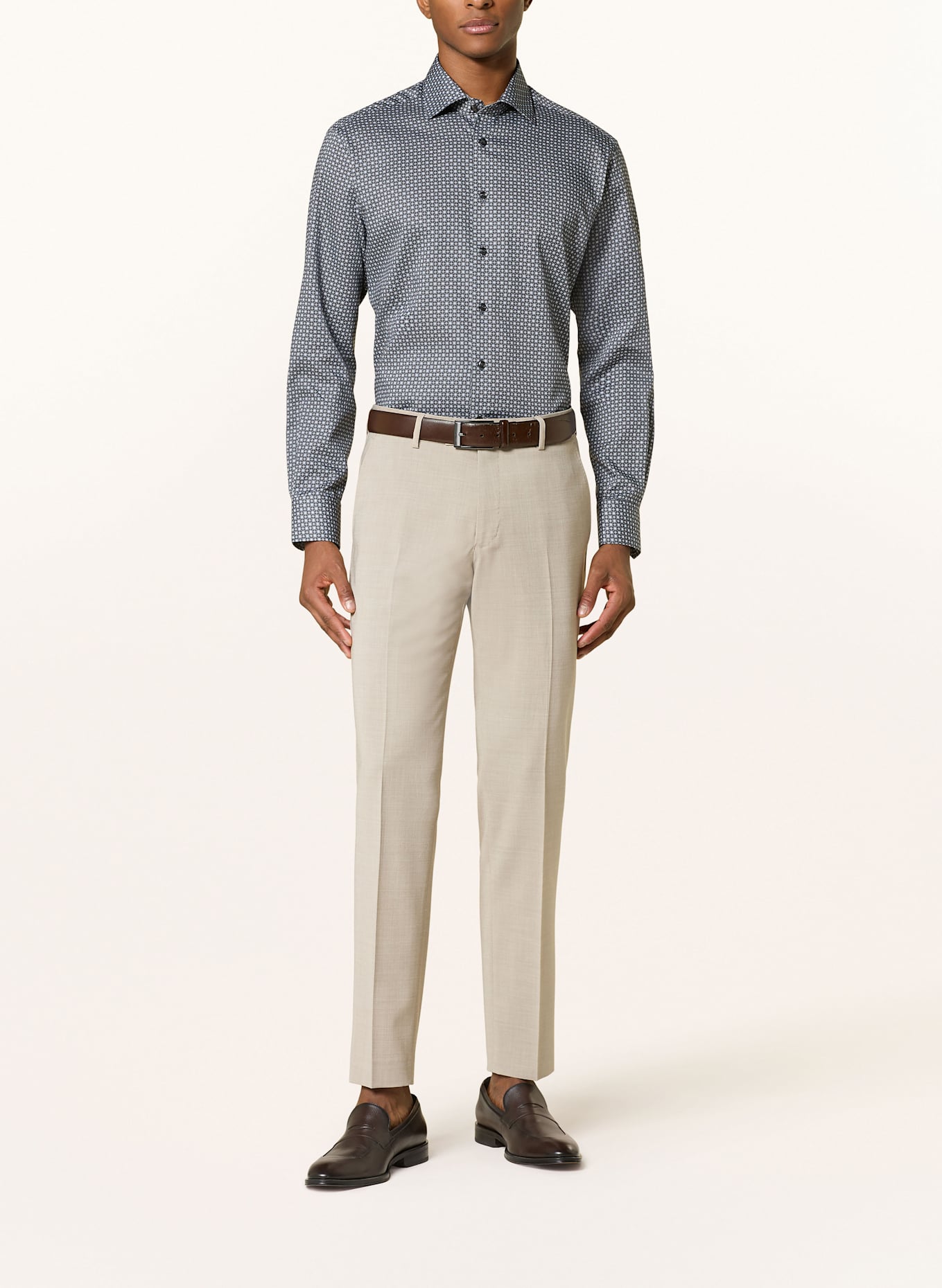 ETERNA Shirt modern fit: DARK GRAY