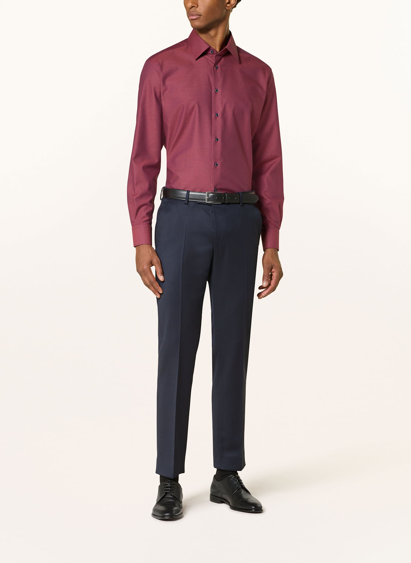 ETERNA Shirt modern fit: DARK RED