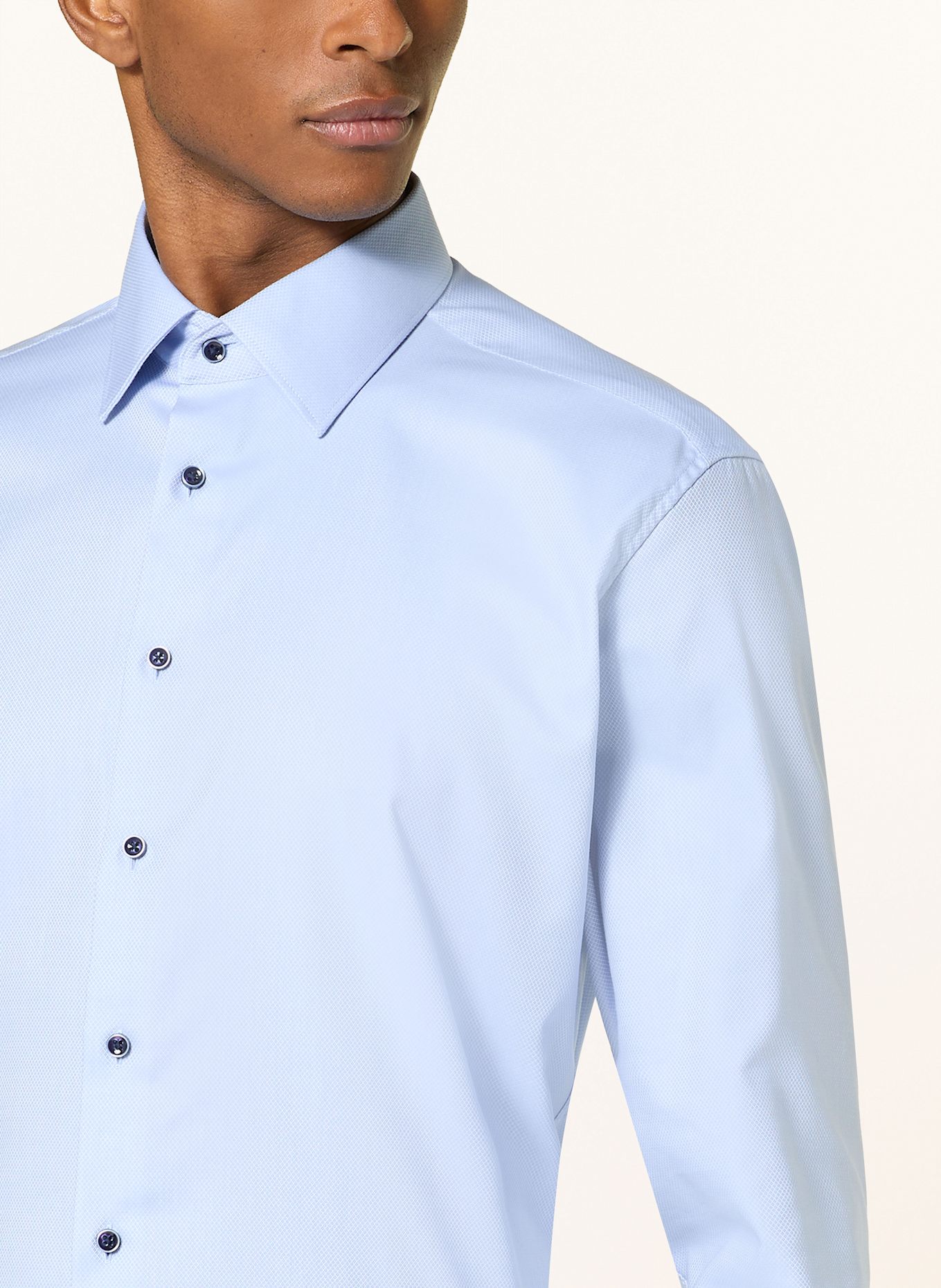 ETERNA Shirt modern fit: LIGHT BLUE