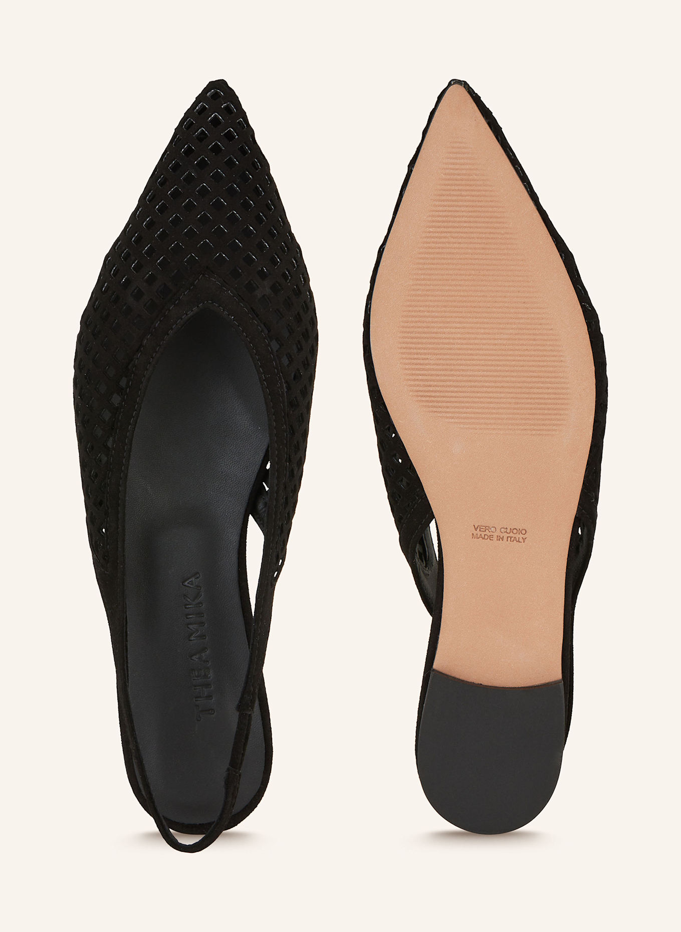 THEA MIKA Slingballerinas MARZIA 10: SCHWARZ