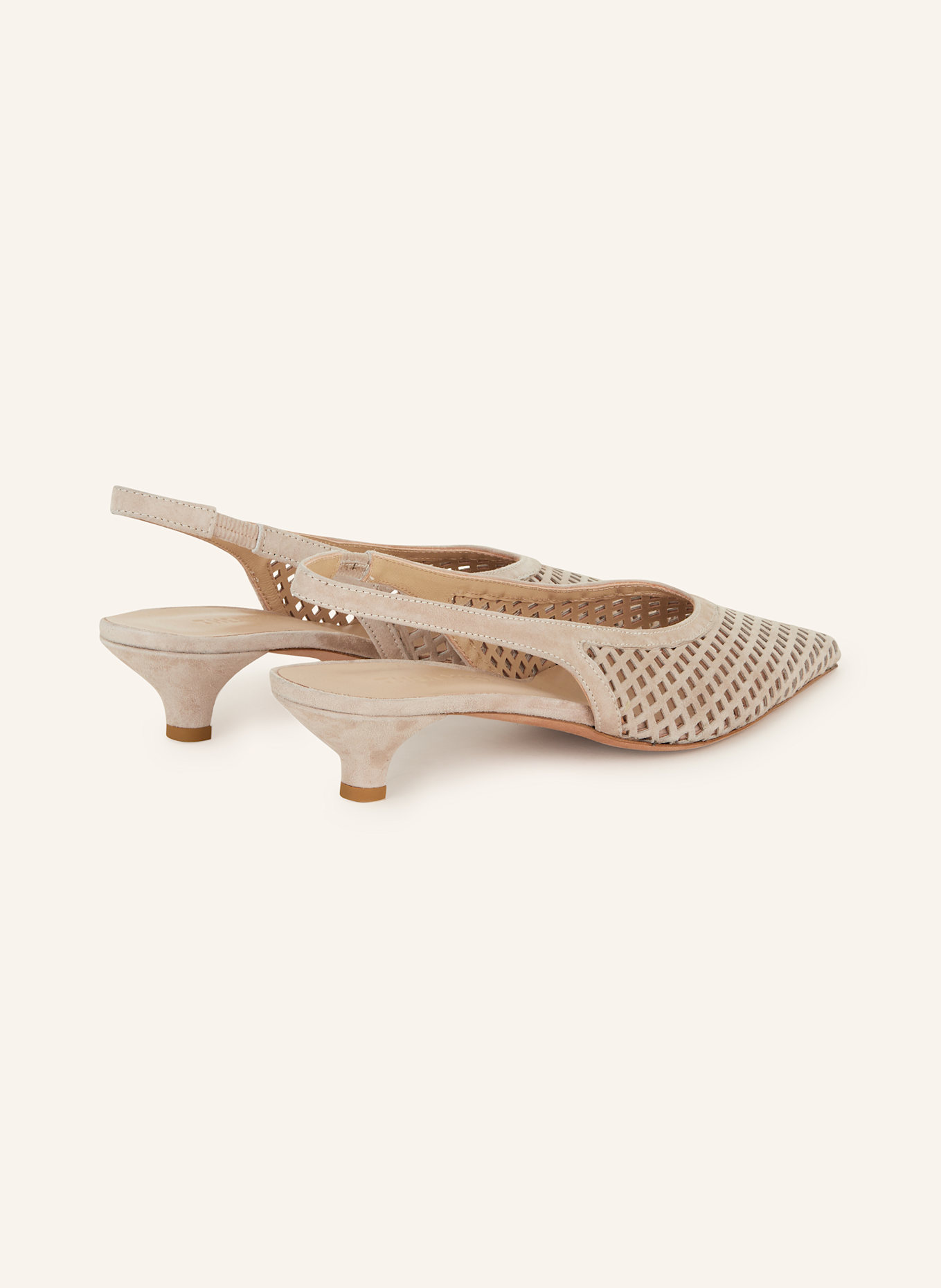 THEA MIKA Slingback pumps VIRNA 30: TAUPE