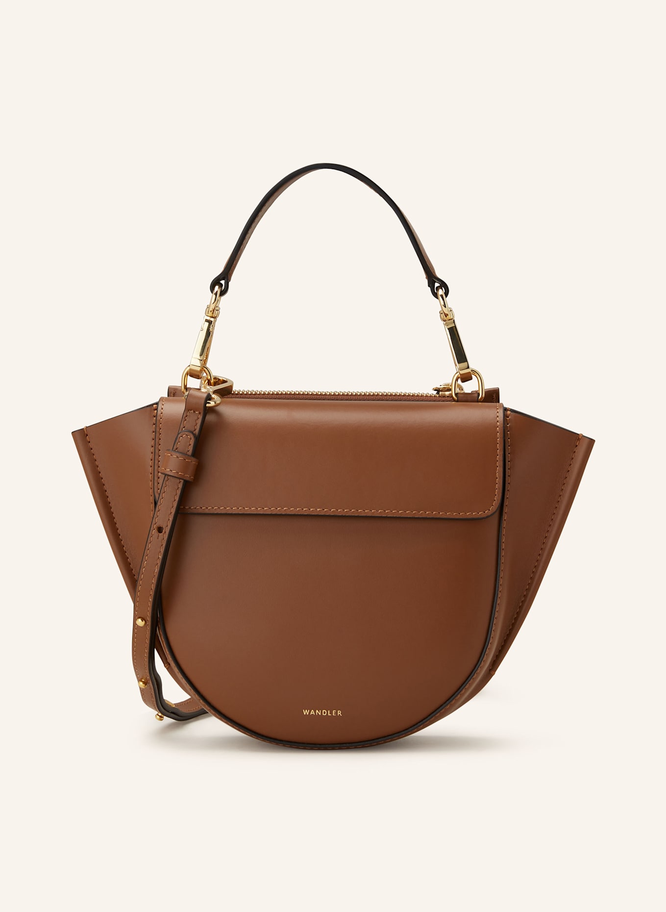 WANDLER Umhängetasche HORTENSIA MINI: BRAUN