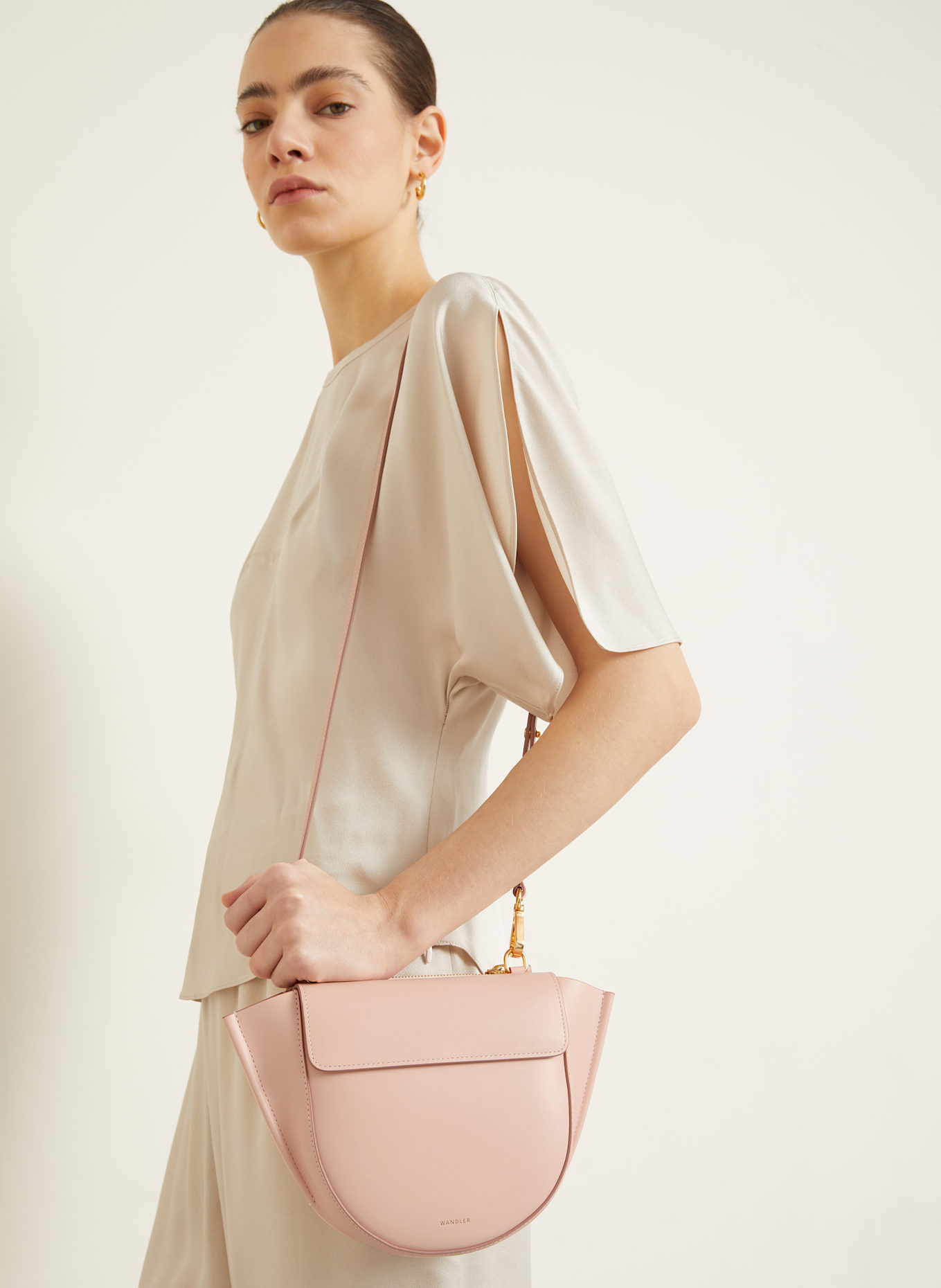 WANDLER Torba na ramię HORTENSIA MINI: RÓŻOWY