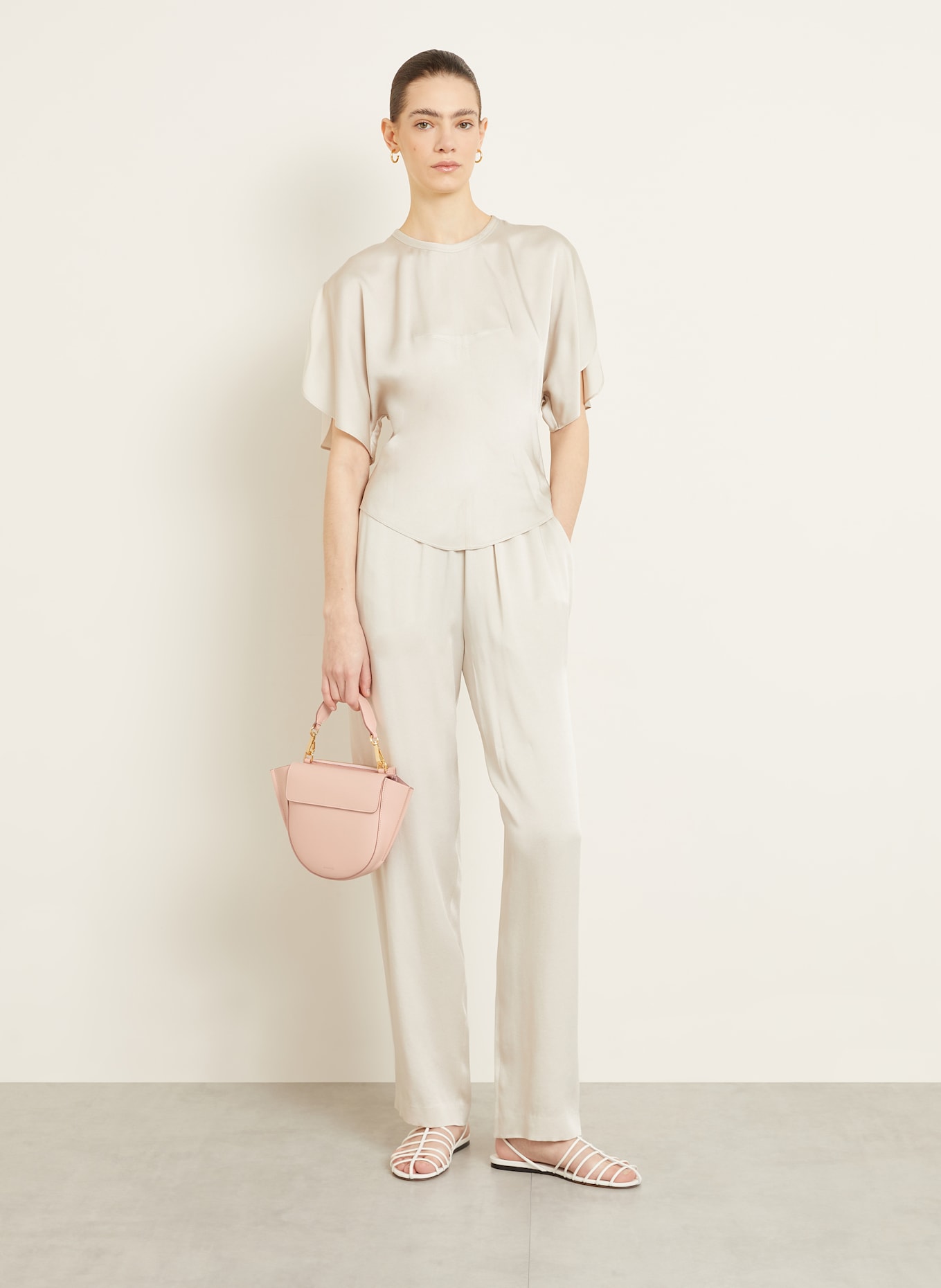 WANDLER Torba na ramię HORTENSIA MINI: RÓŻOWY