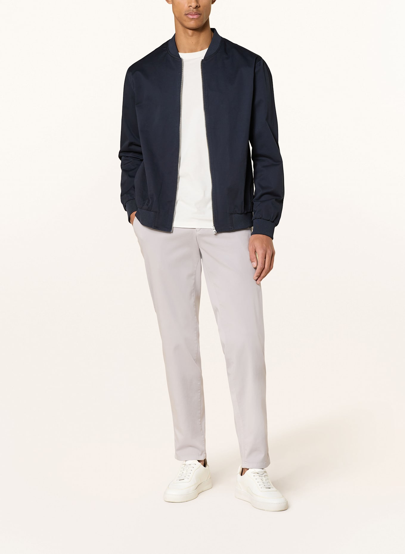 BRAX Chino PHIL Regular Fit: HELLGRAU